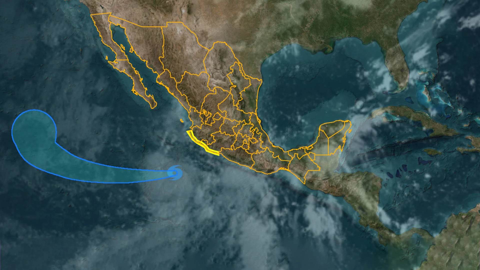 Huracán Narda se forma en el Pacífico mexicano