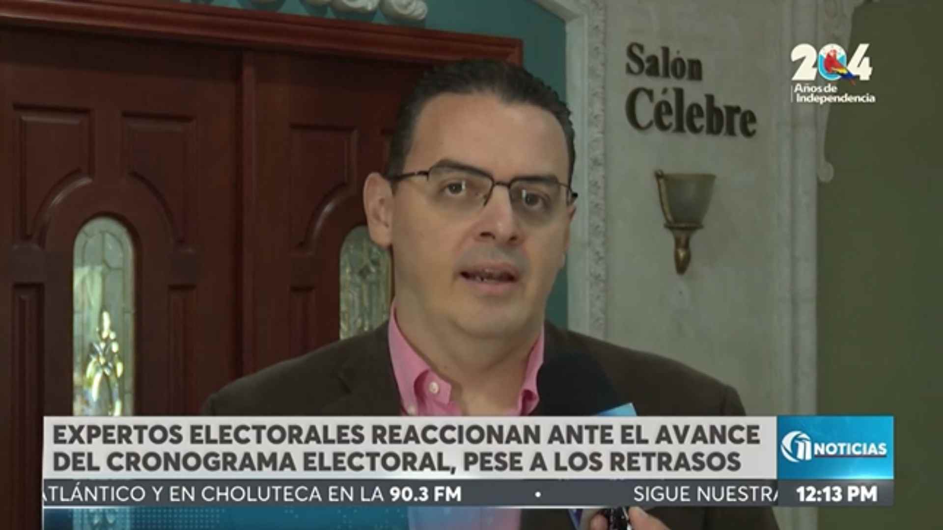 Kelvin Aguirre alerta sobre retrasos en el cronograma electoral a menos de 80 días de las elecciones generales en Honduras.