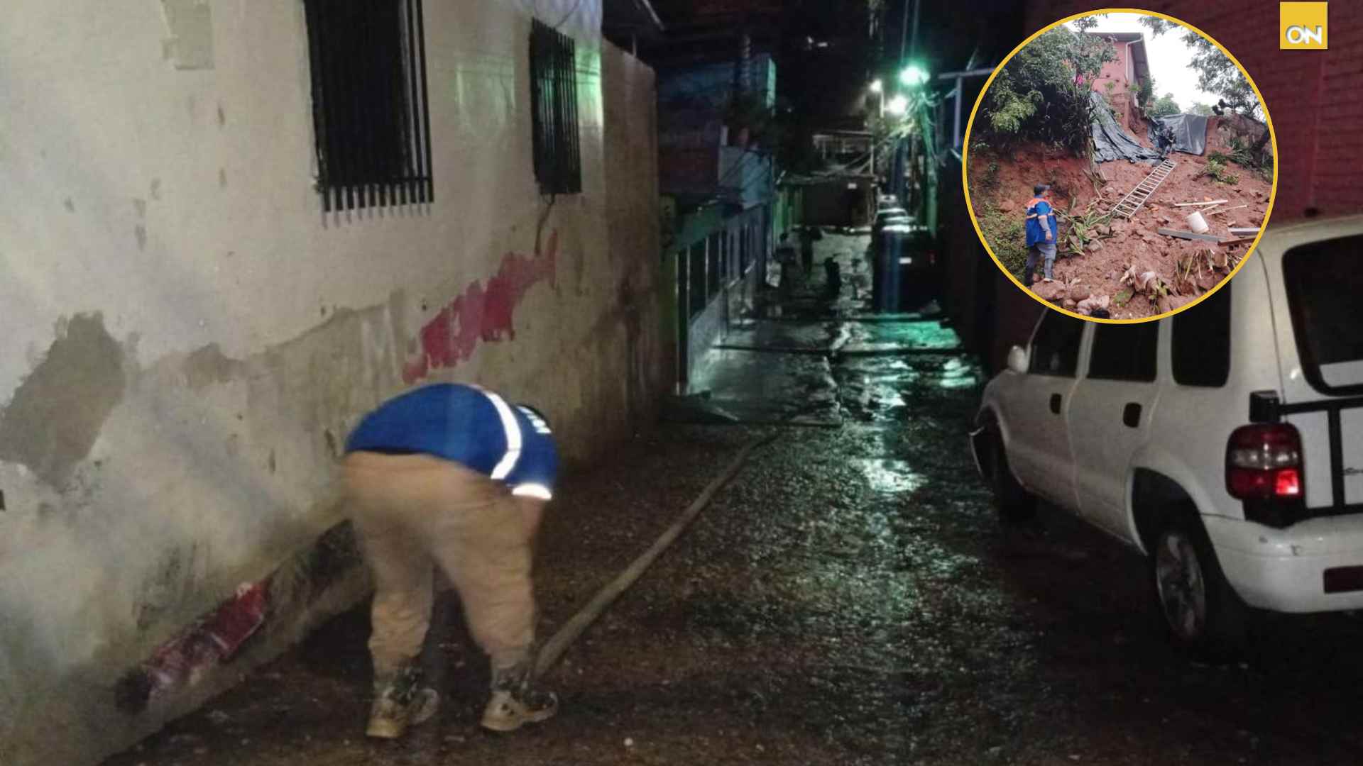 Lluvias dejan familias afectadas y activan alerta verde en el Distrito Central