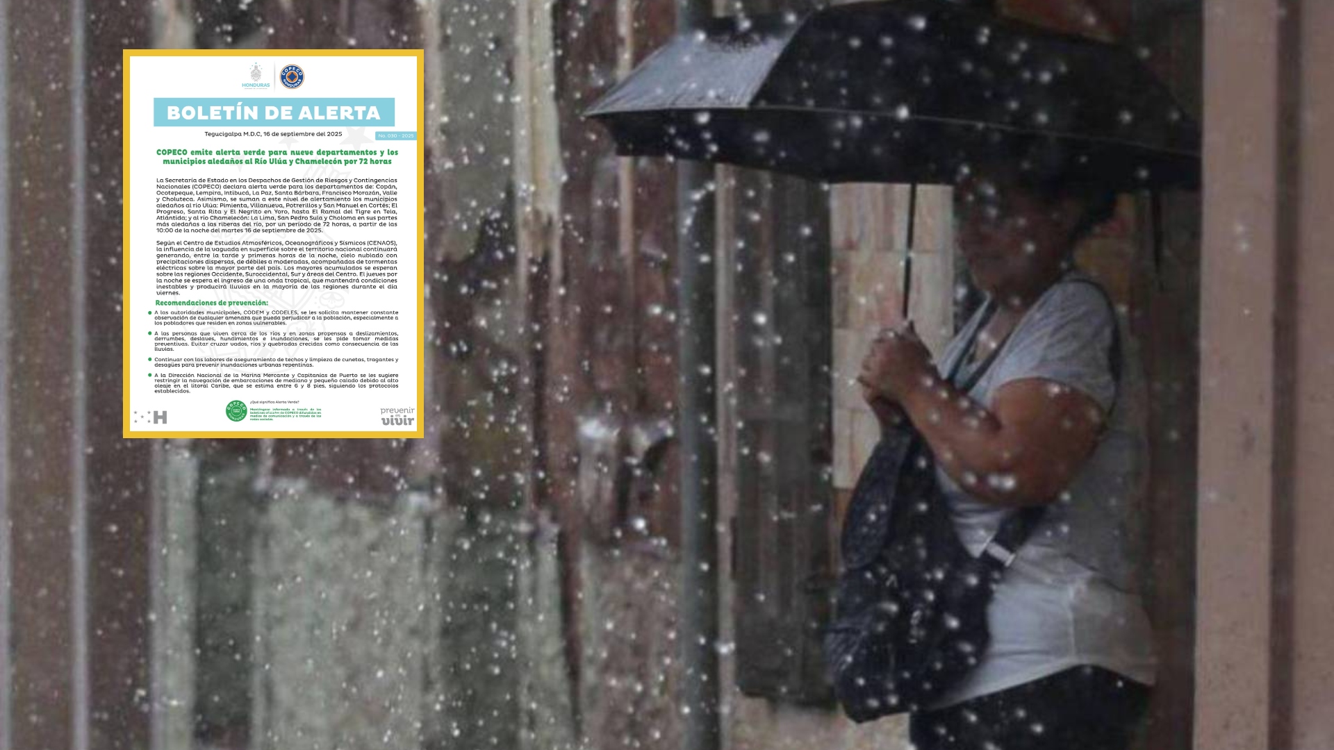 Vaguada mantiene fuertes lluvias y tormentas eléctricas: ¿qué regiones siguen en alerta verde?