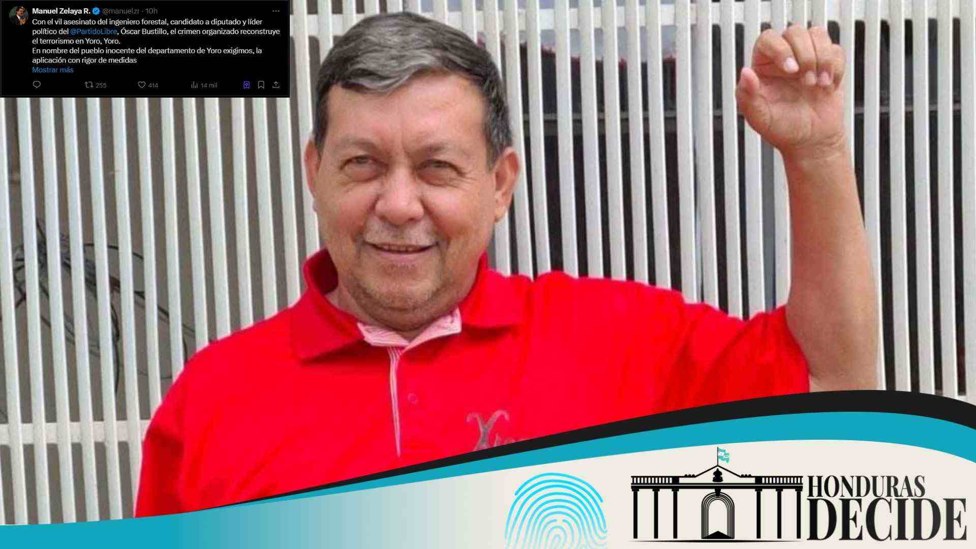 Mel Zelaya seguridad candidatos