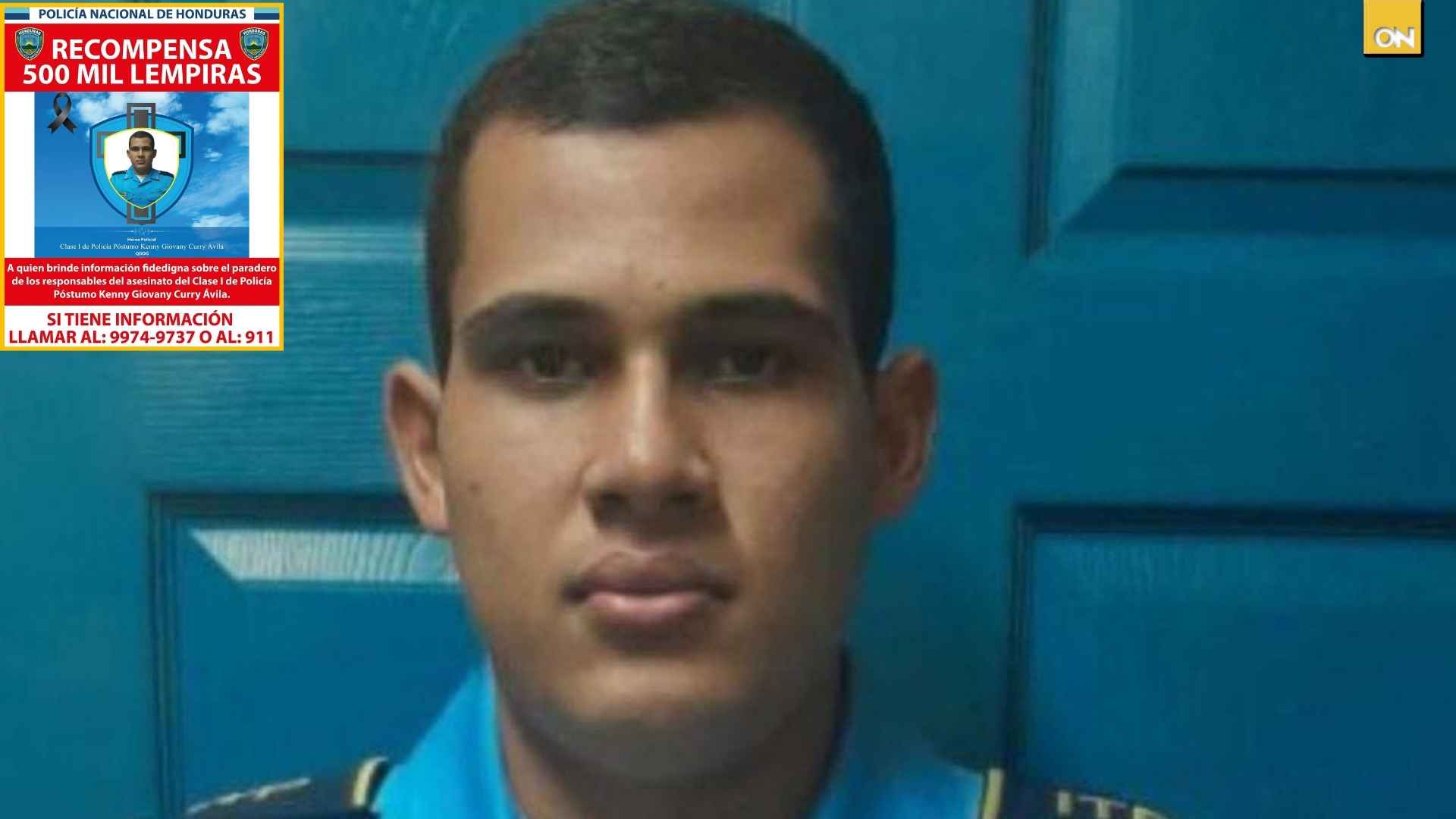 Policía Nacional ofrece recompensa de L500 mil por responsables de emboscada contra agente en Colón