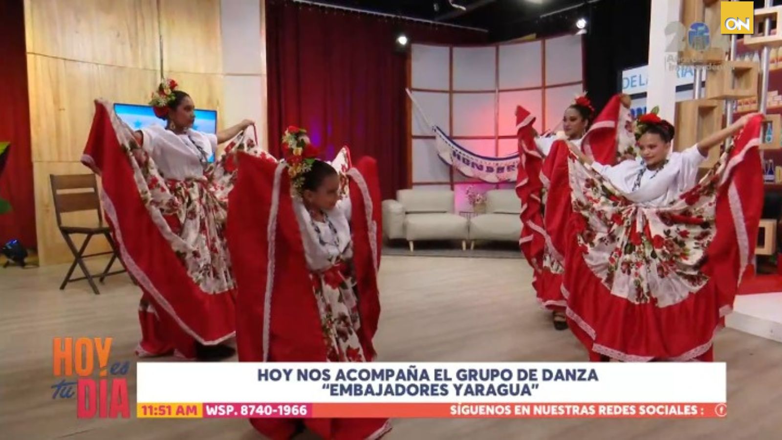 Embajadores de Yaragua destacan la danza y cultura hondureña en vibrante presentación