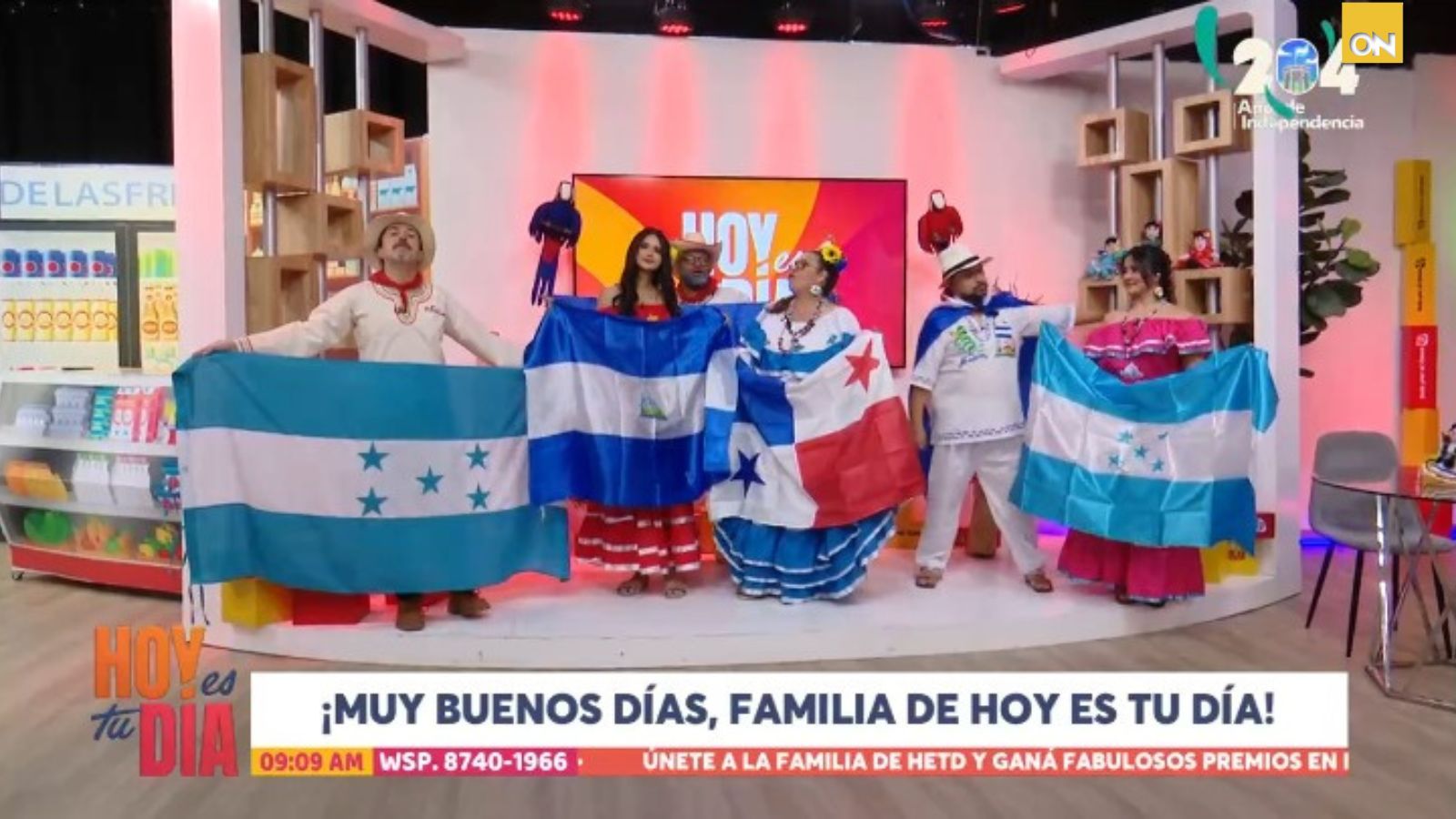Honduras celebra el día de la Bandera e inicia el mes patrio