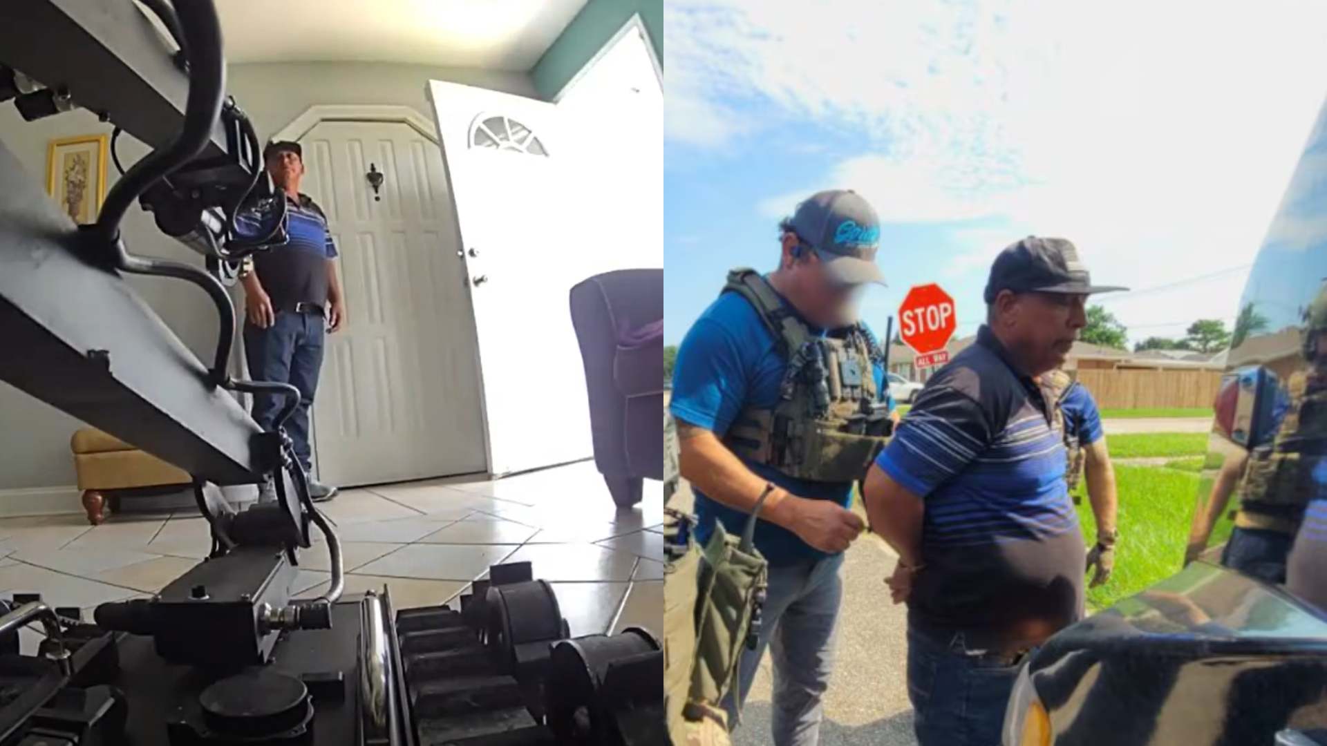 Robot y drones ayudan a capturar a hondureño buscado