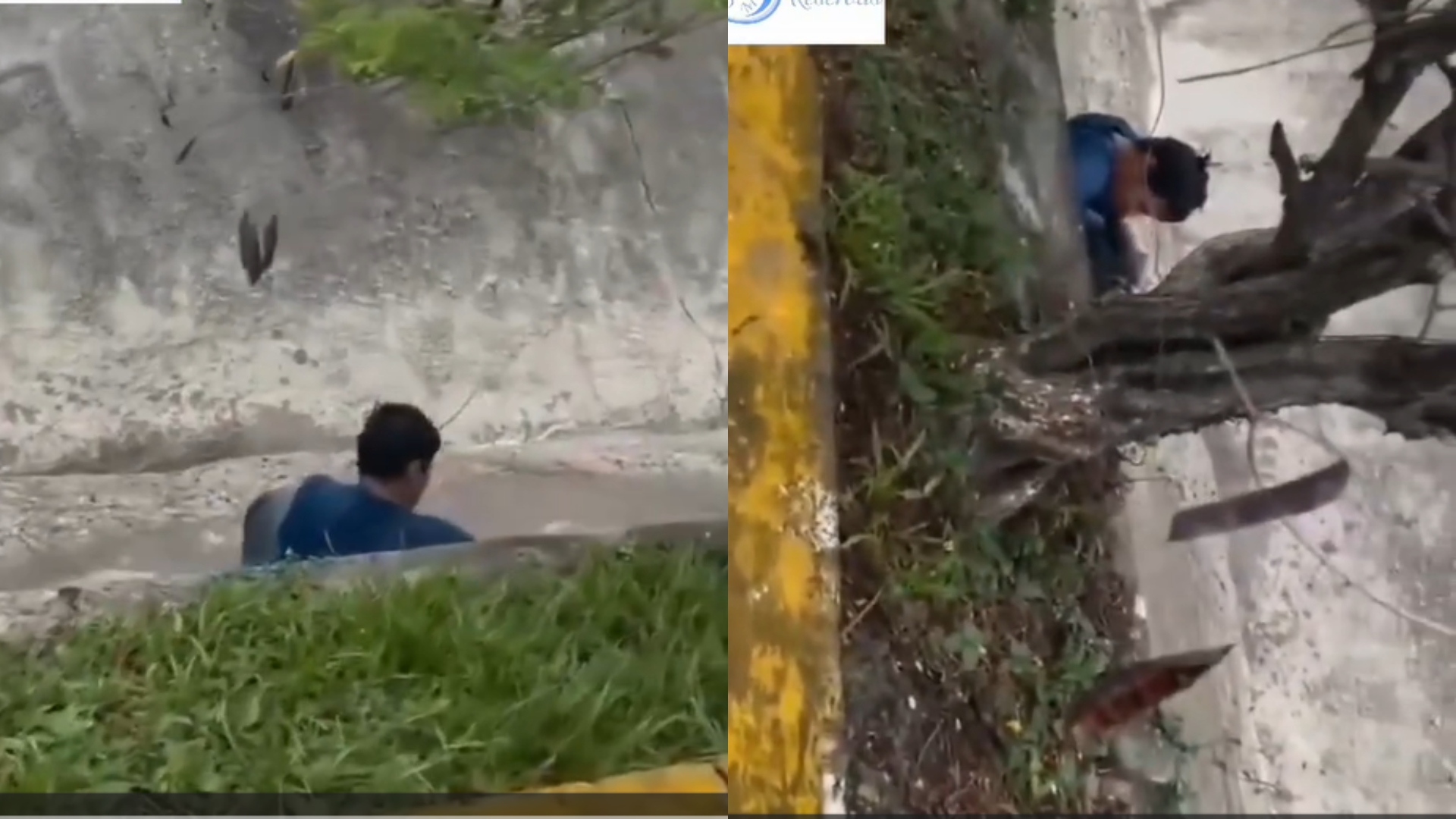 Menor aparece jugando en canal de la tragedia en San Pedro Sula y genera rechazo en redes