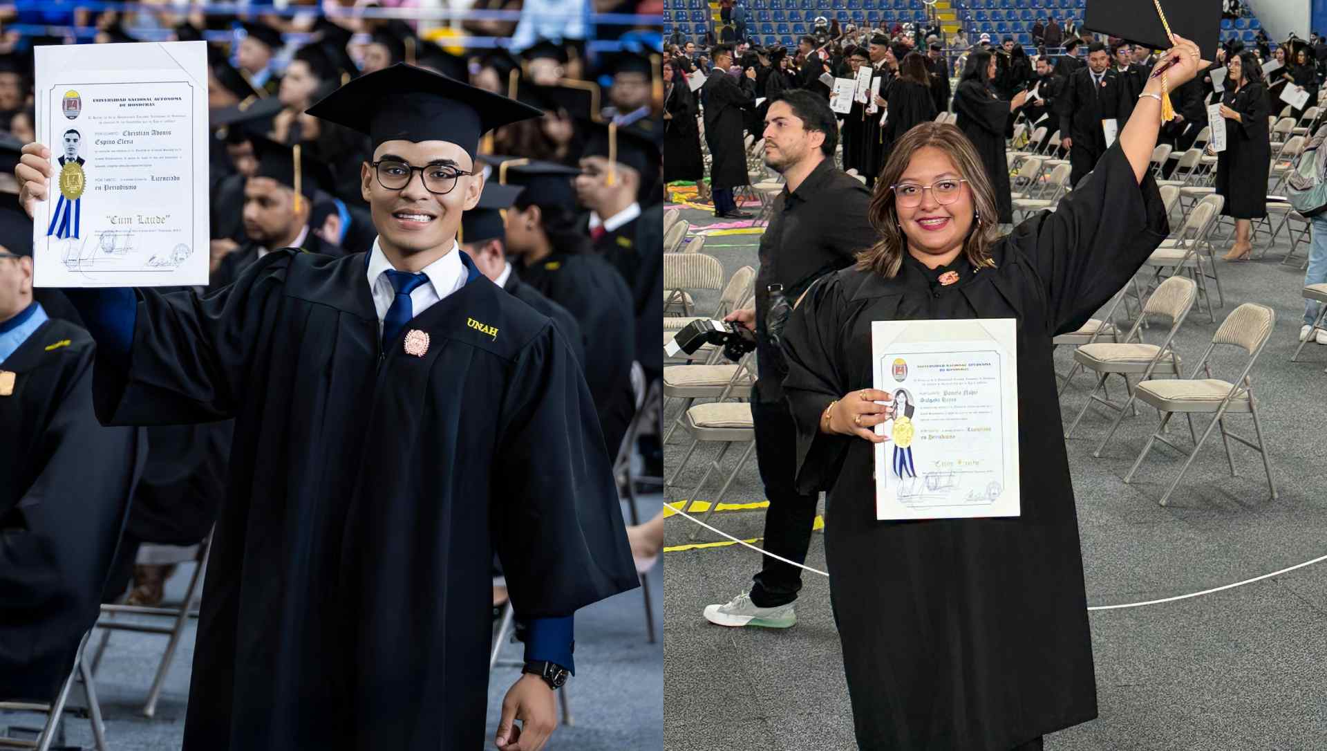 UNAH celebra graduación con 1,283 nuevos profesionales en Tegucigalpa