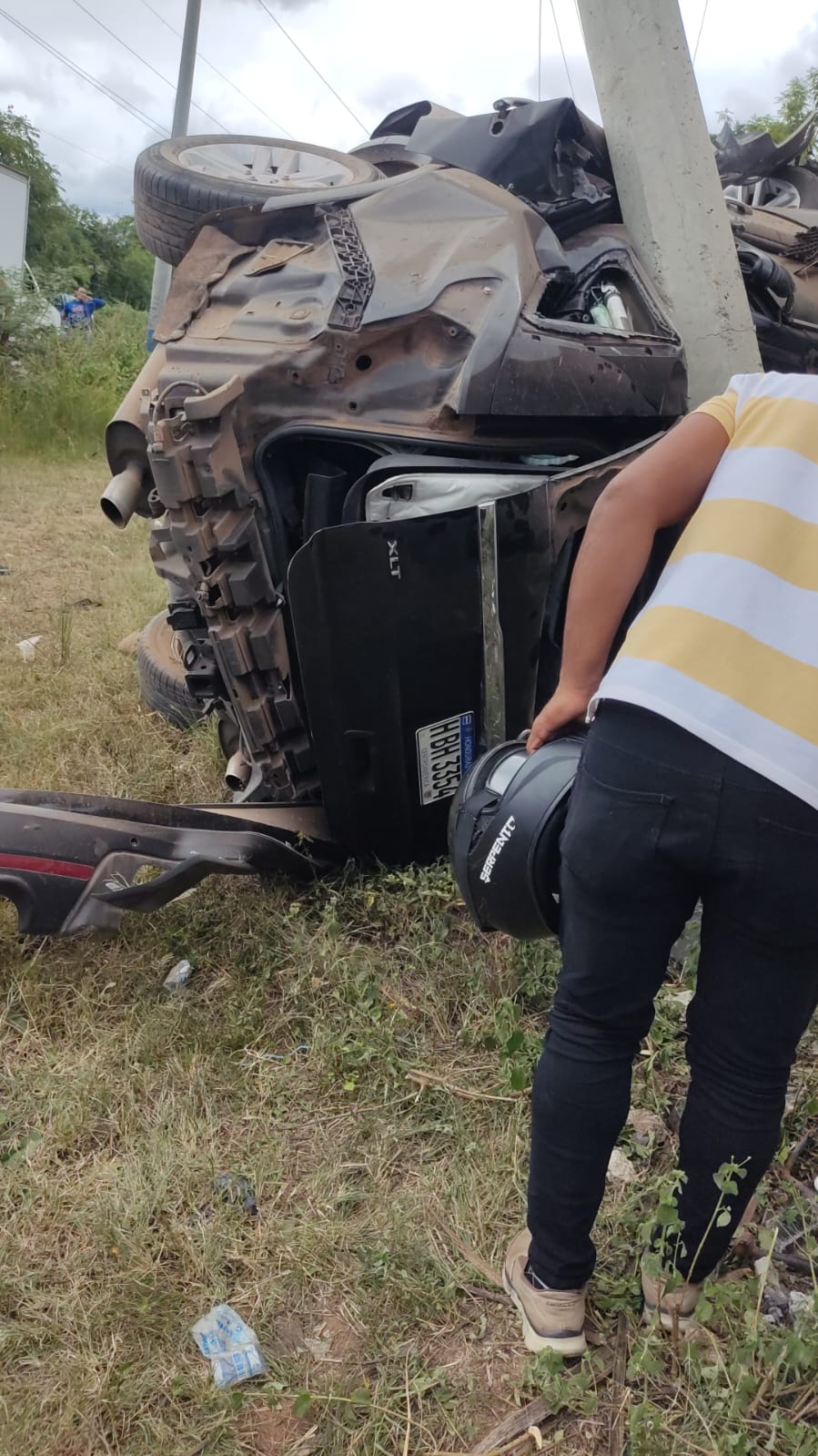 Accidente en carretera Ojo de Agua – Villa de San Francisco deja dos muertos