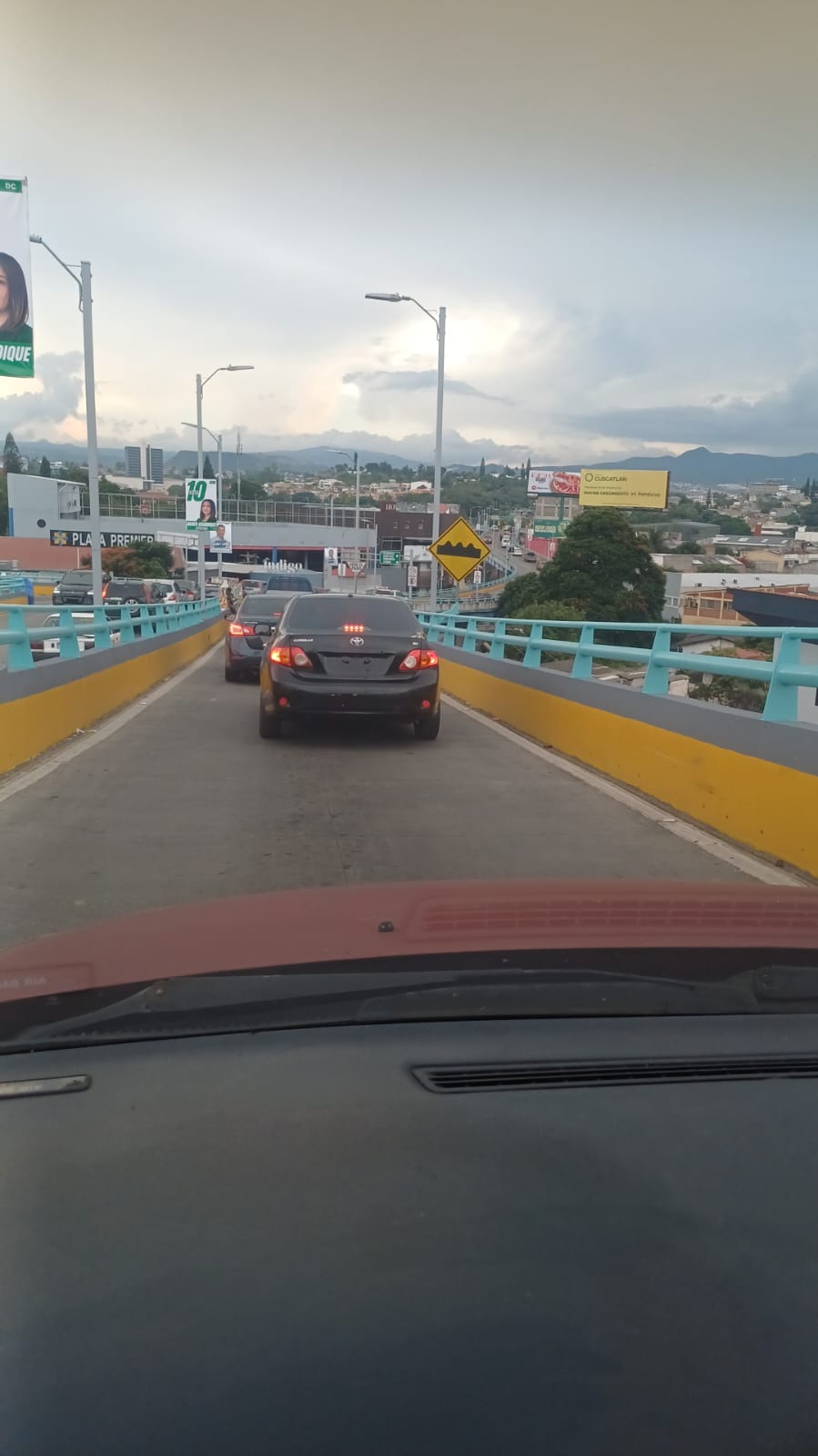 trafico tegucigalpa por carnaval