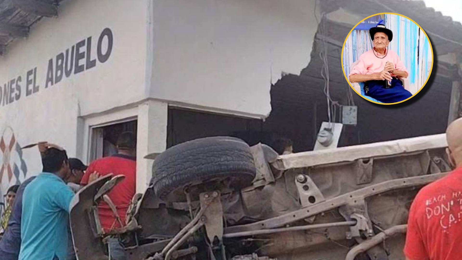 Sobre accidente en Santa Bárbara: Fallece un abuelo y una mujer