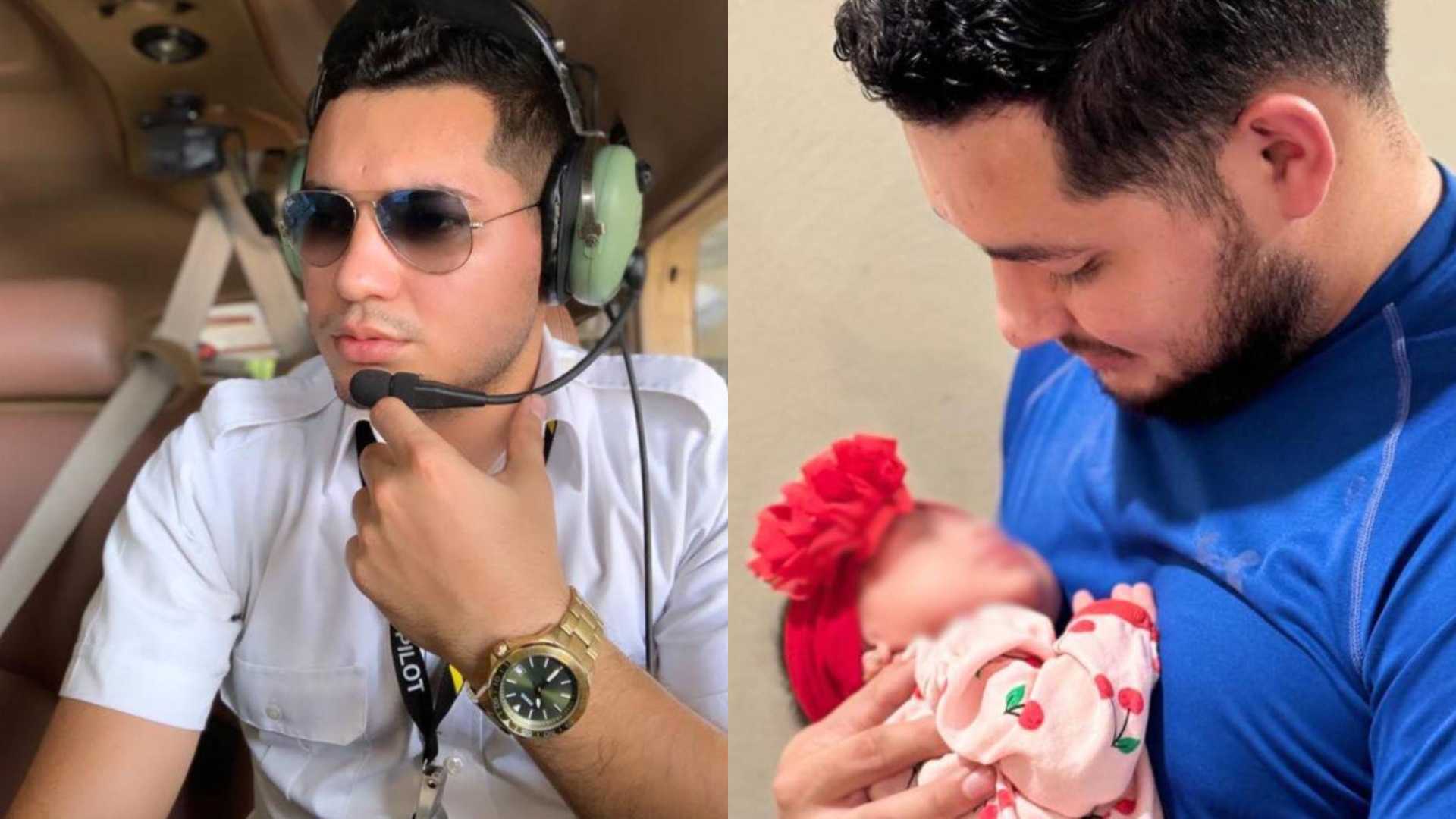 Piloto fallecido en accidente en Canal Seco acababa de celebrar primer cumpleaños de su hija