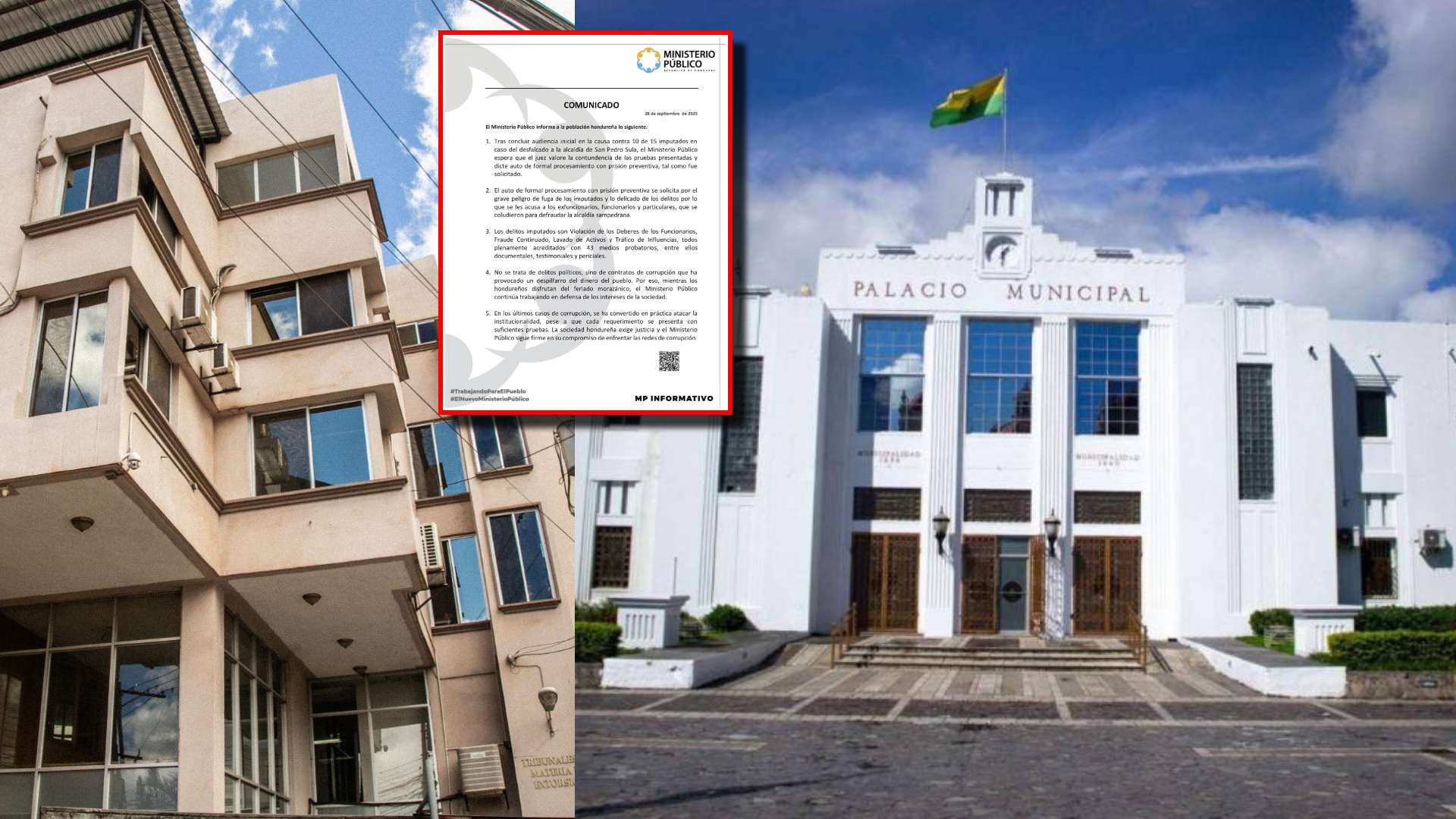 Concluye audiencia inicial de caso de alcaldía de SPS