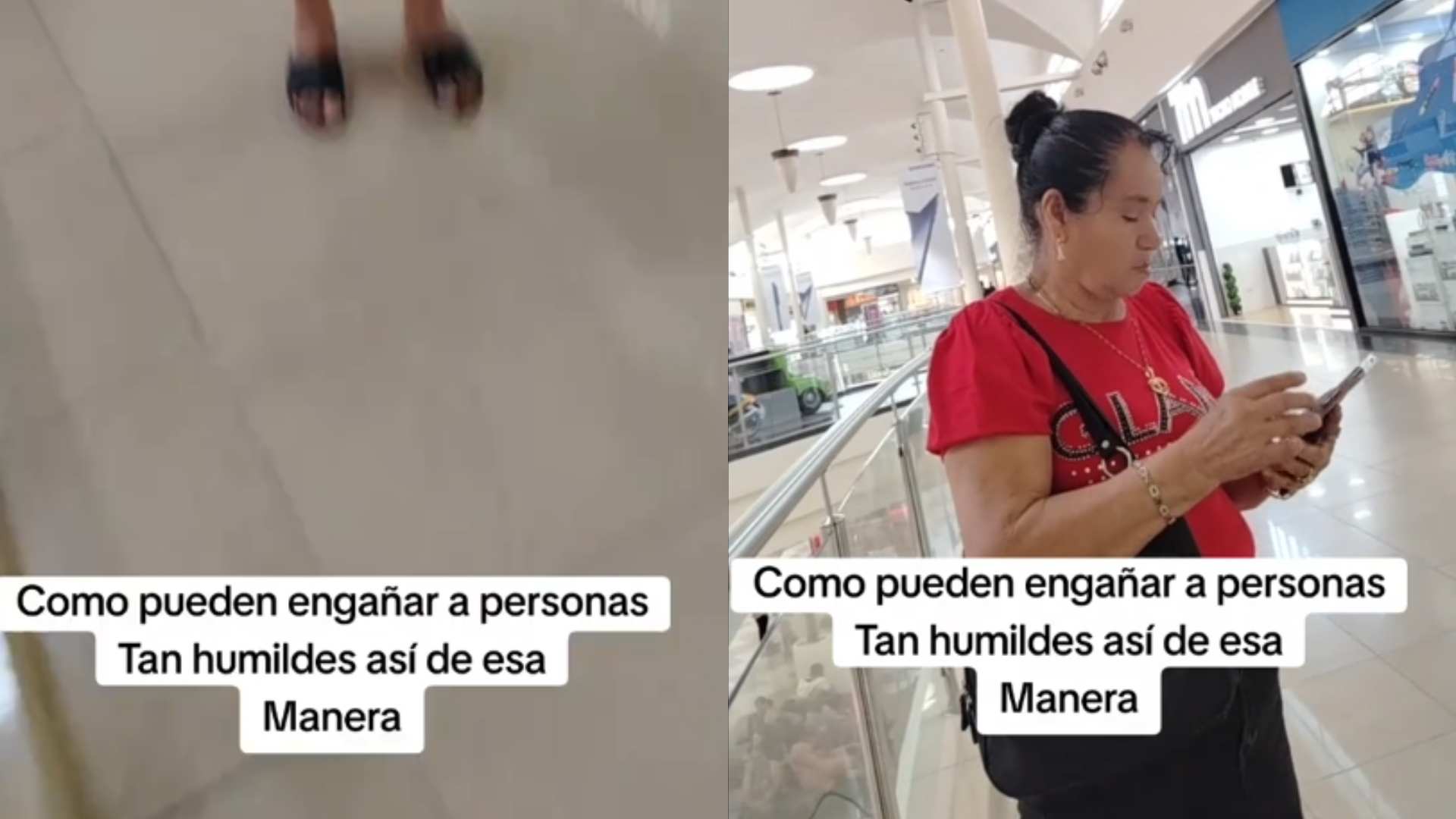 Hondureña expone como estafa a señora (VIDEO)