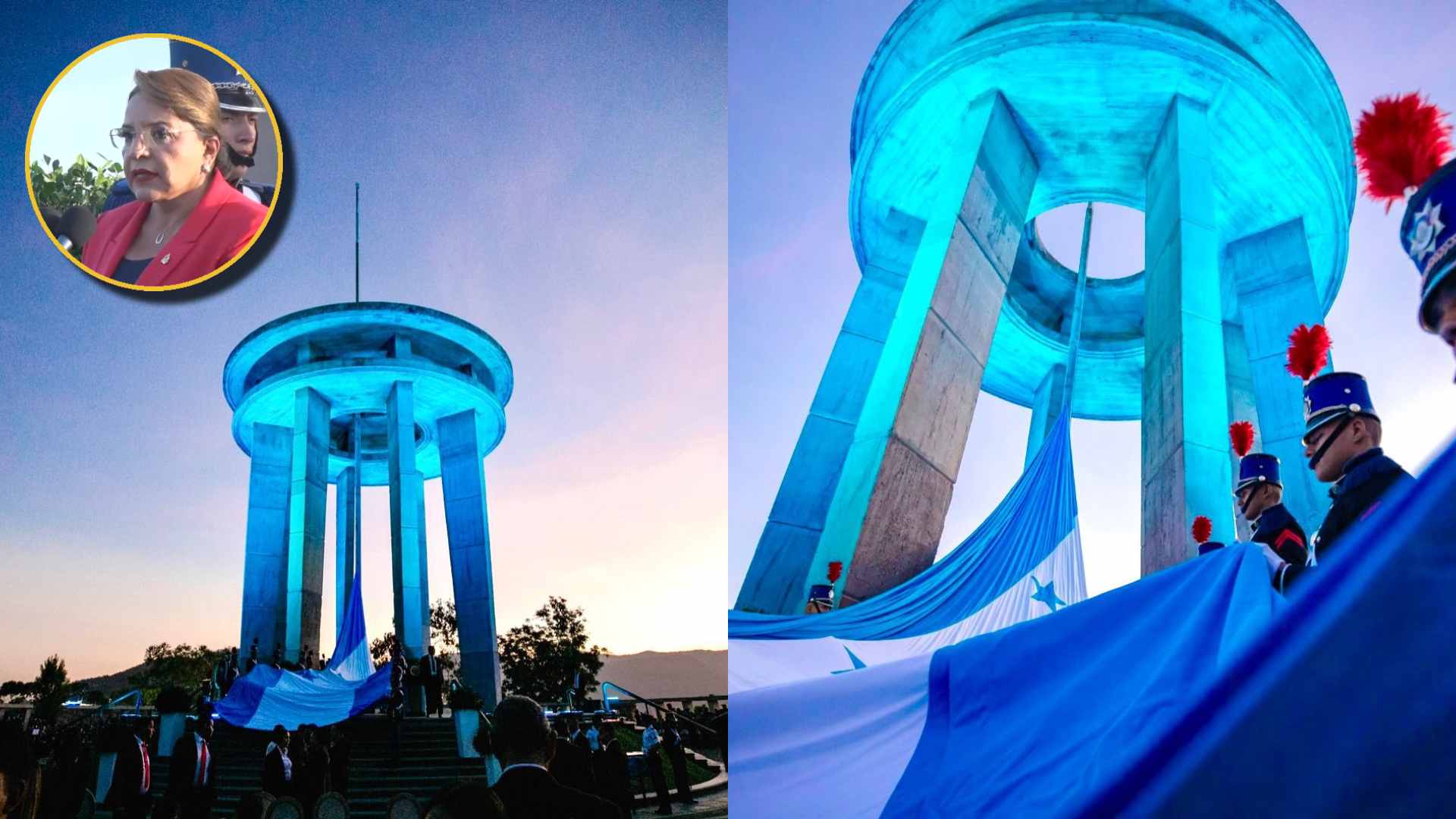 Honduras inicia el mes patrio con izada de la Bandera Nacional