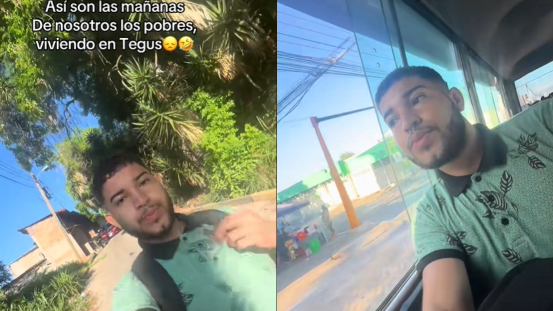 joven hondureño se vuelve viral en TikTok relatando su día en Tegucigalpa