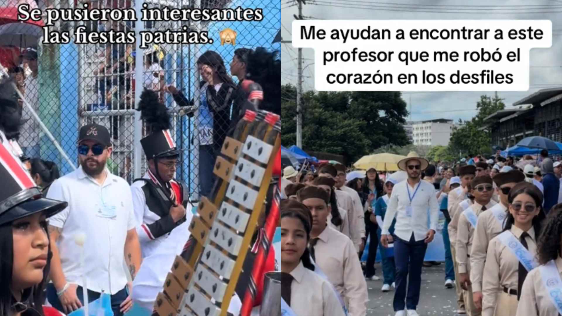 Maestros se vuelven virales en TikTok tras desfiles en Honduras