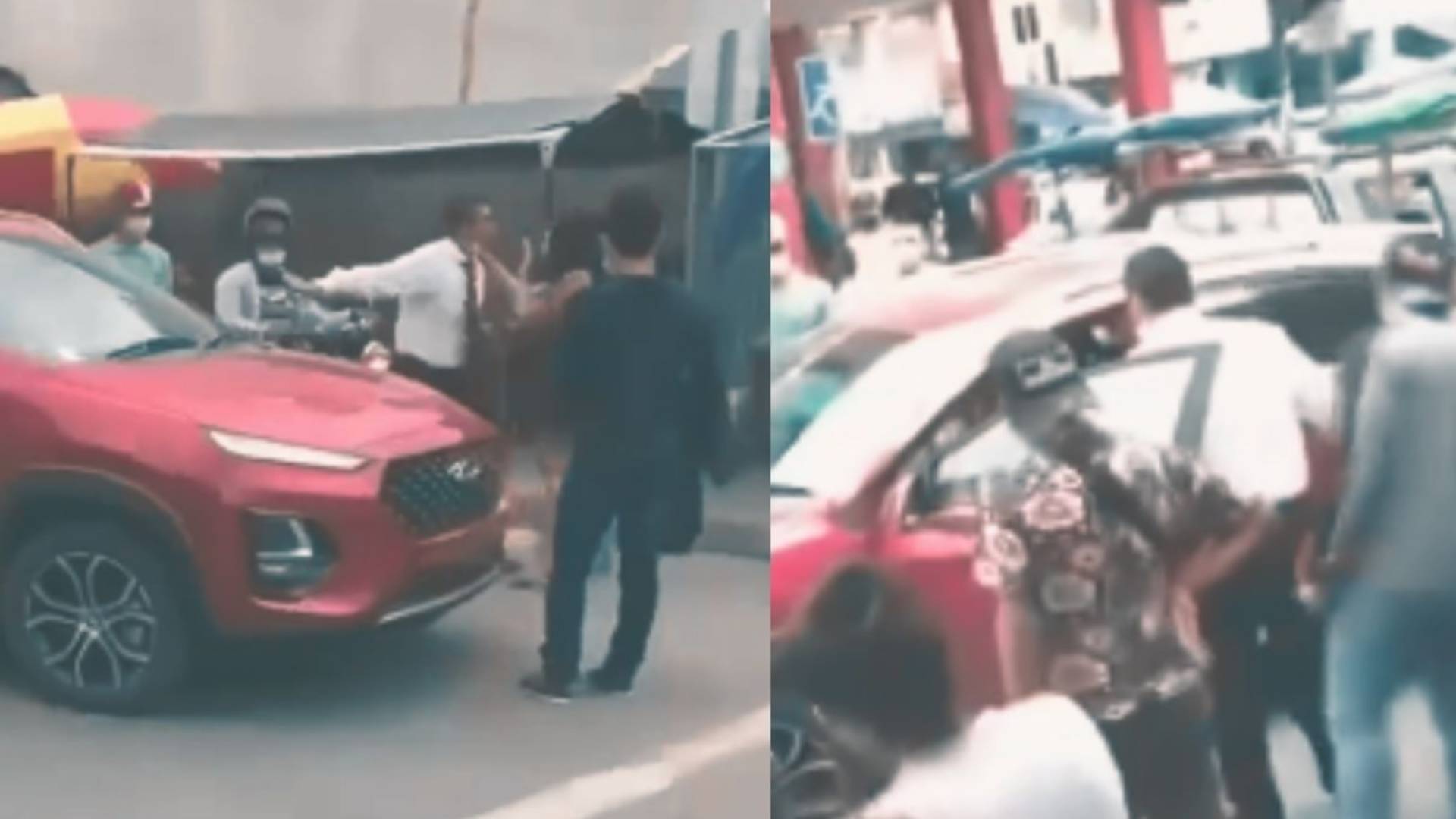 “Después que yo te doy todo”: hombre descubre a su novia con amante en carro que le regaló