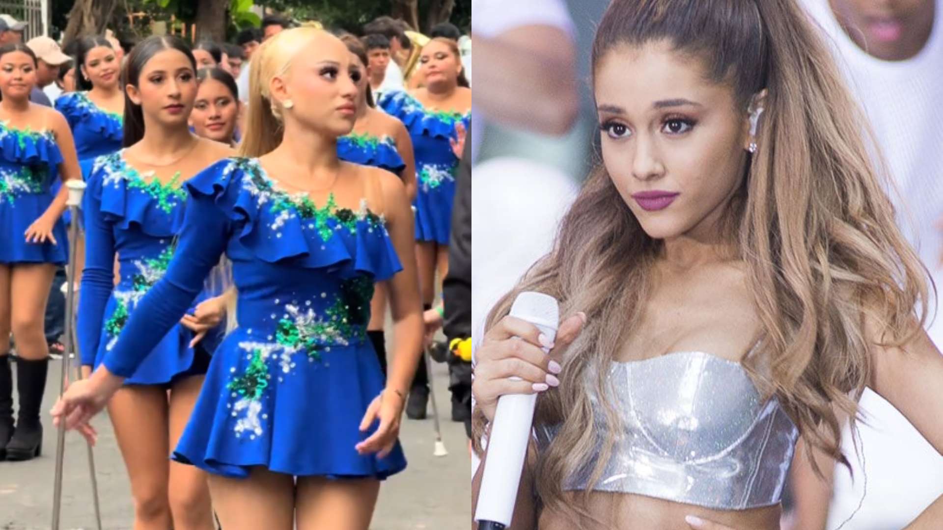 Comparan a palillona salvadoreña con Ariana Grande