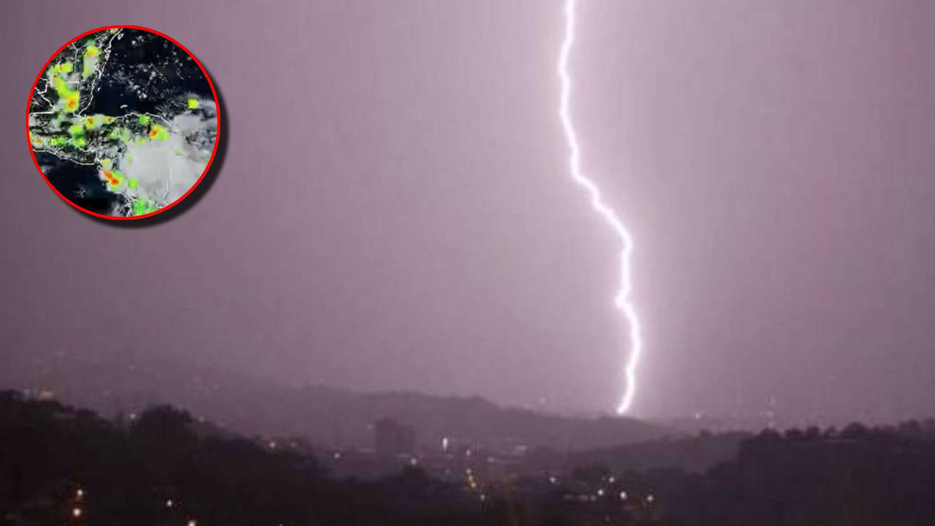 Copeco llama a la prevención ante tormentas eléctricas en Honduras; rayos ya han dejado víctimas mortales