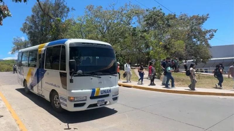 Cómo funcionará el transporte gratuito de la UNAH