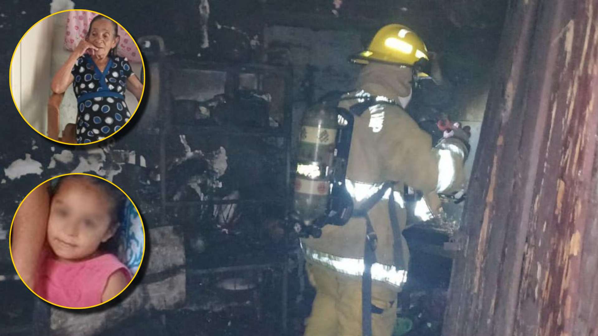 Abuela y nieta pierden la vida tras incendio que consumió su vivienda en Copán