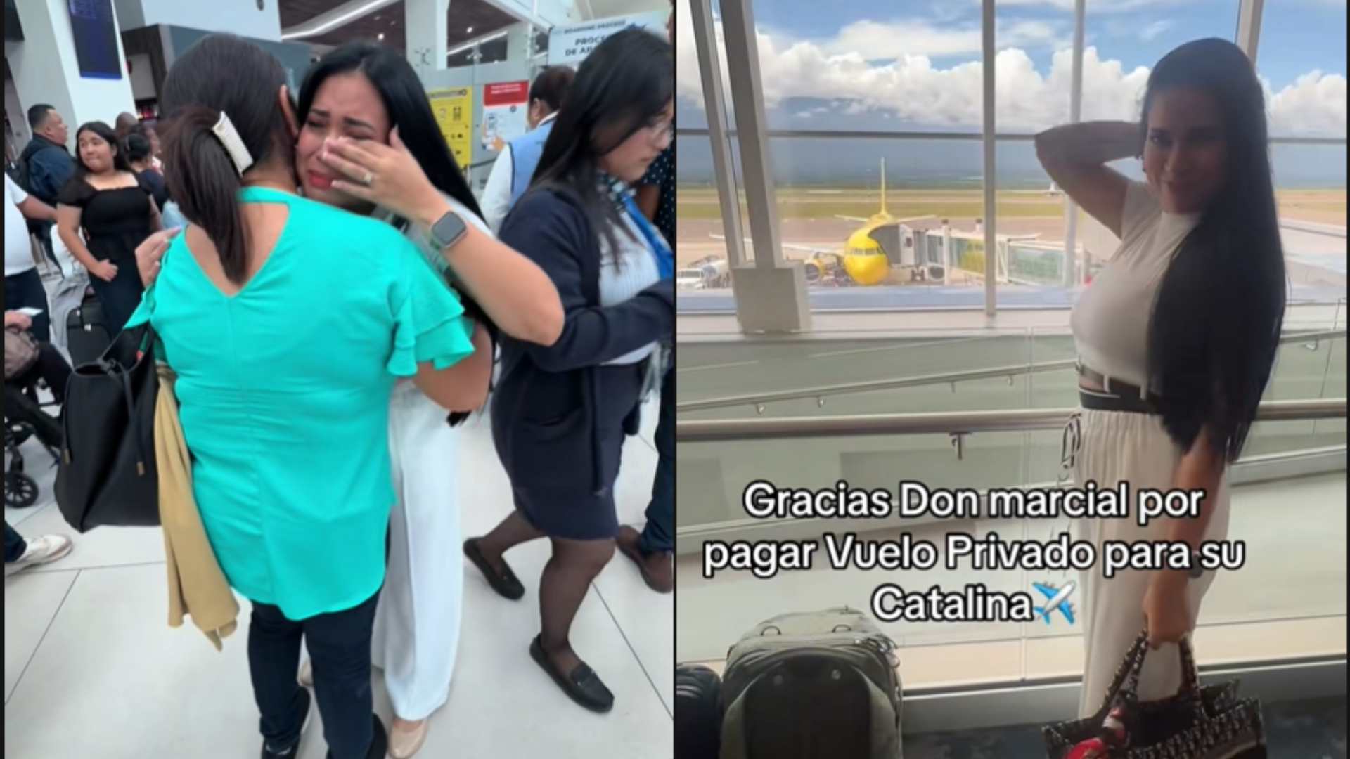 Anyi Ortez anuncia que deja Honduras y toma vuelo privado gracias a “Don Marcial”