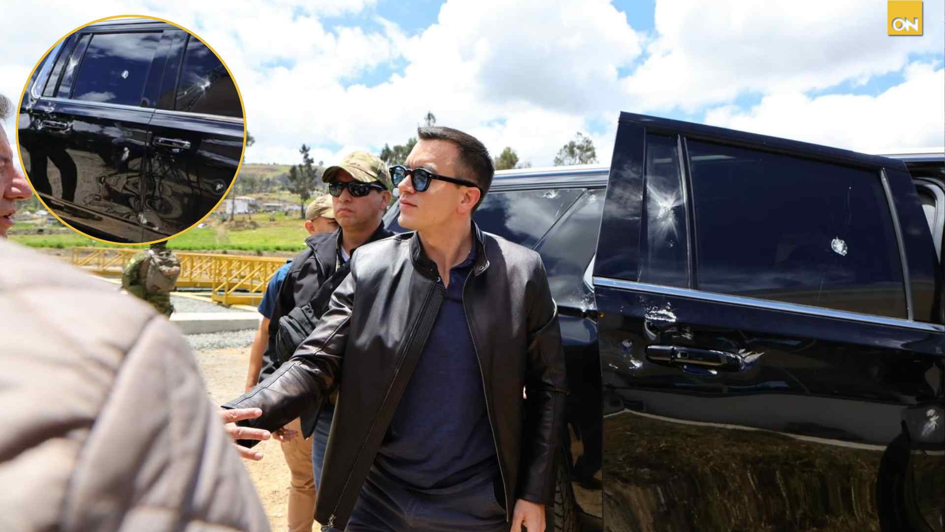 VIDEOS: Así atacaron la caravana presidencial de Daniel Noboa en Ecuador