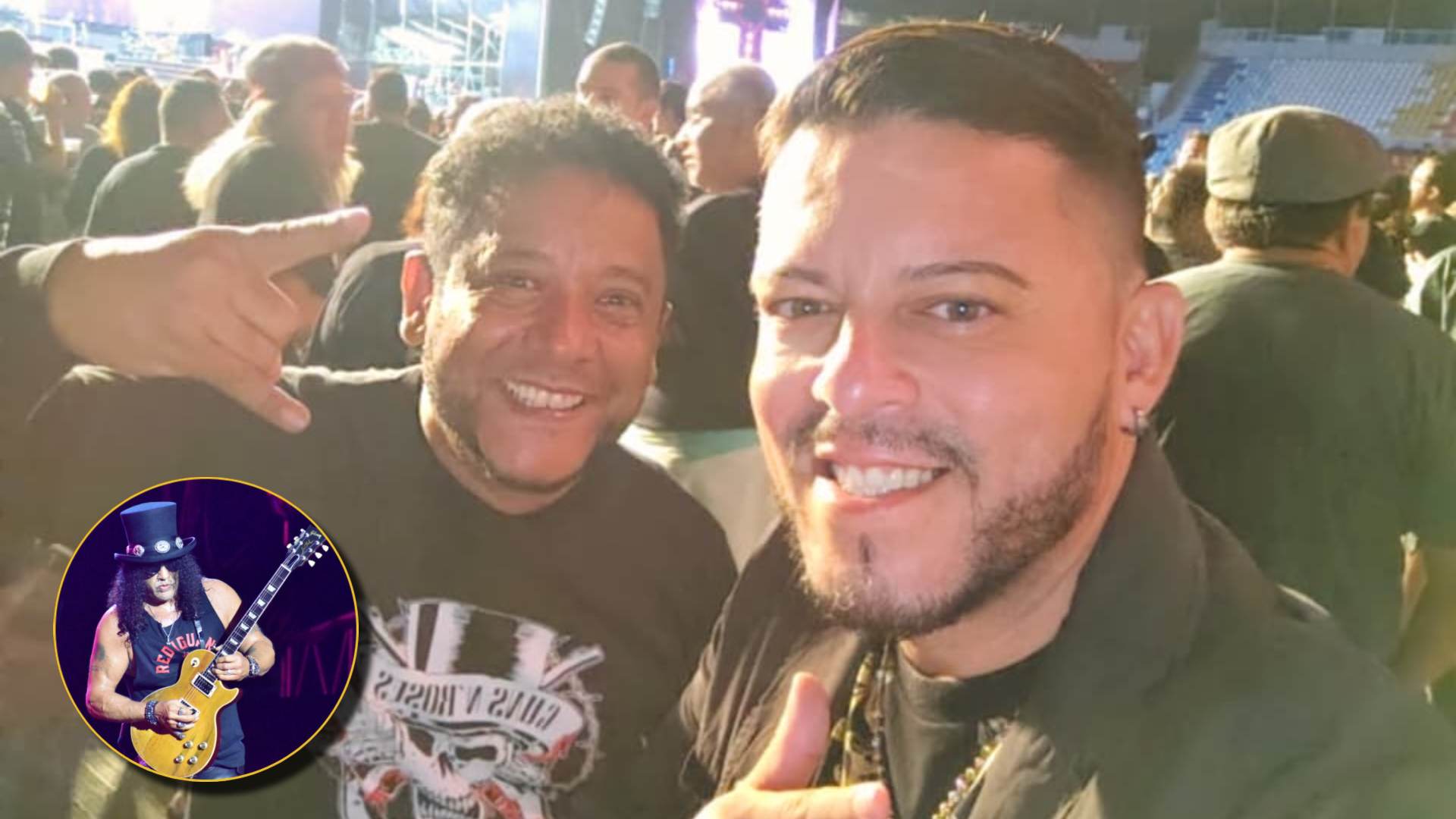 Edgardo Rivera y Gustavo Mendieta viven una noche de rock inolvidable en El Salvador