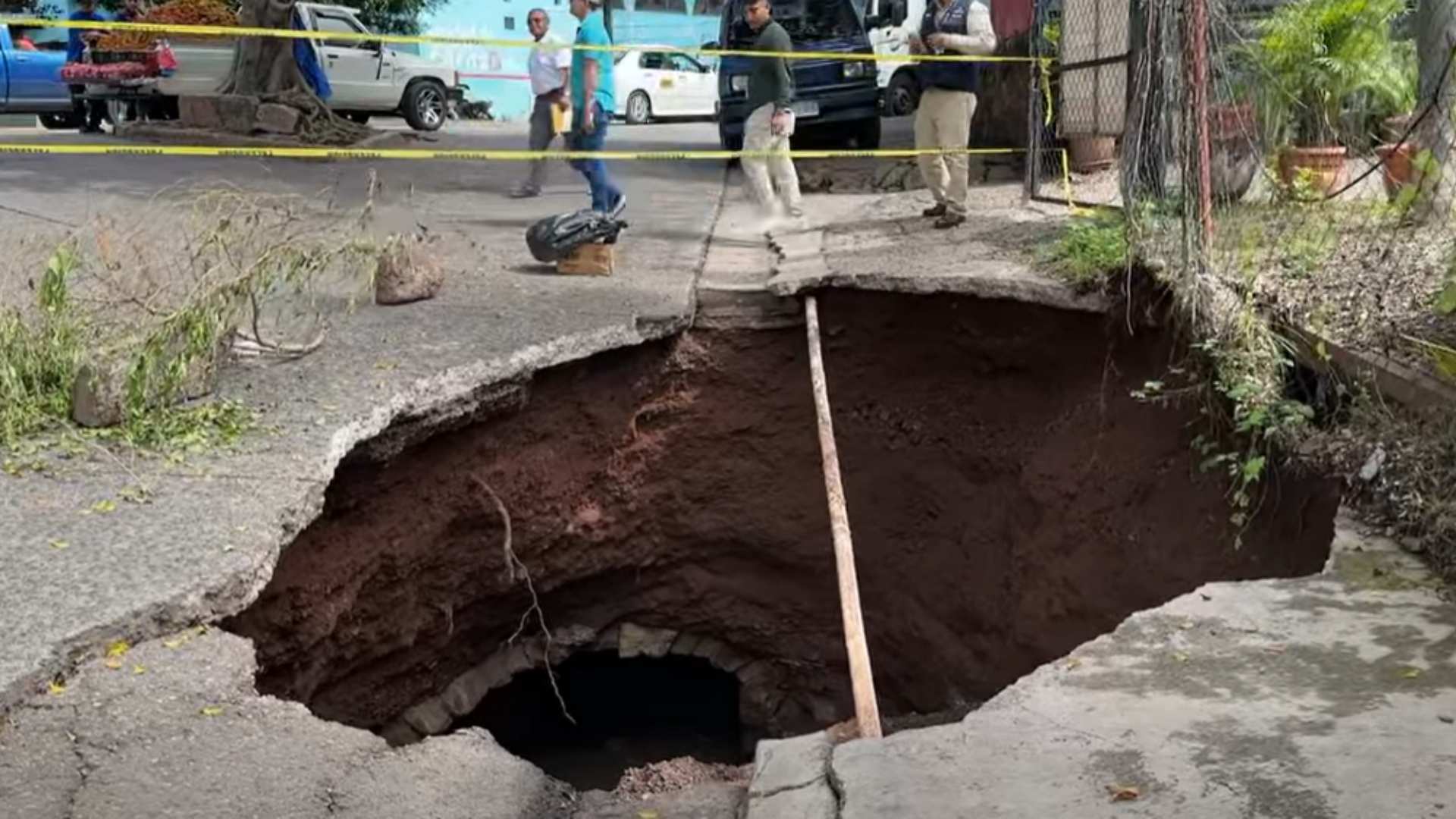 En qué zonas del Distrito Central se han registrado socavones tras las fuertes lluvias