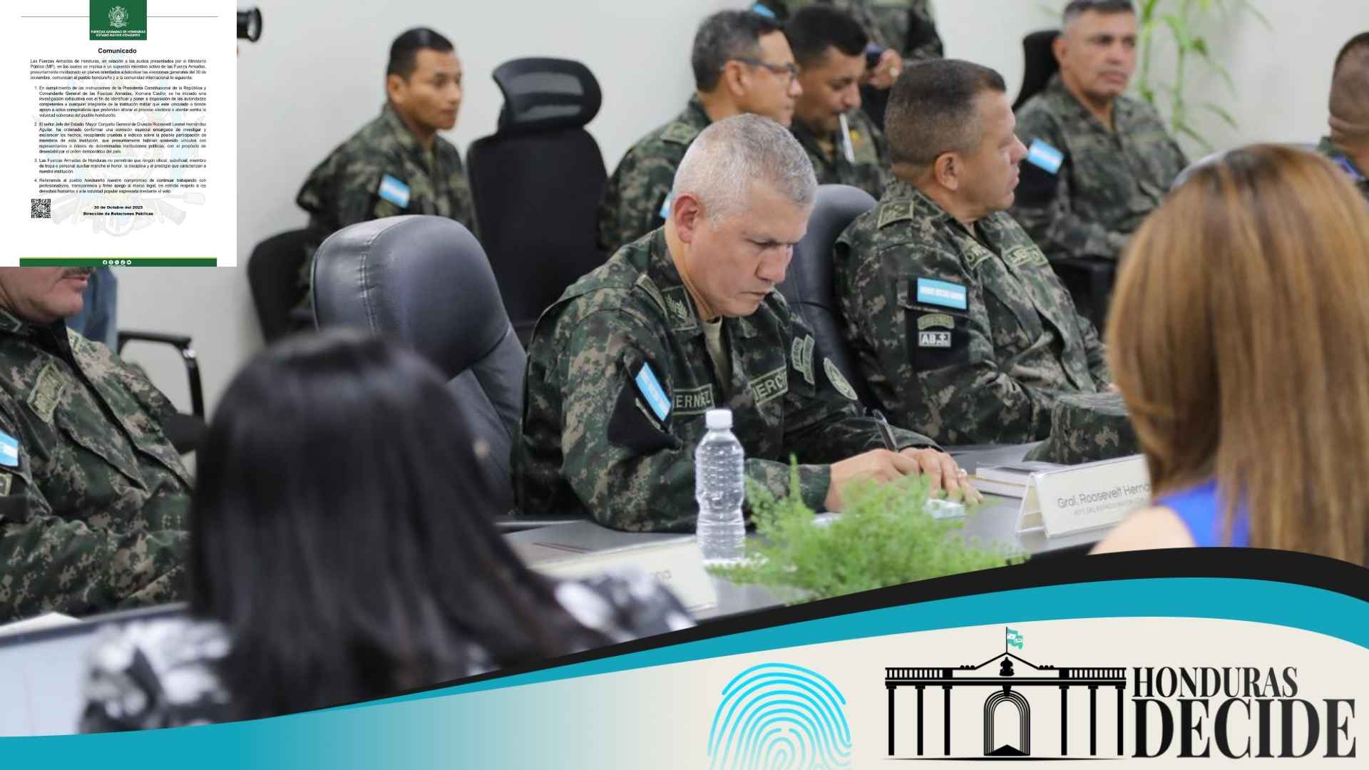 FF.AA. abren investigación por presunta conspiración electoral