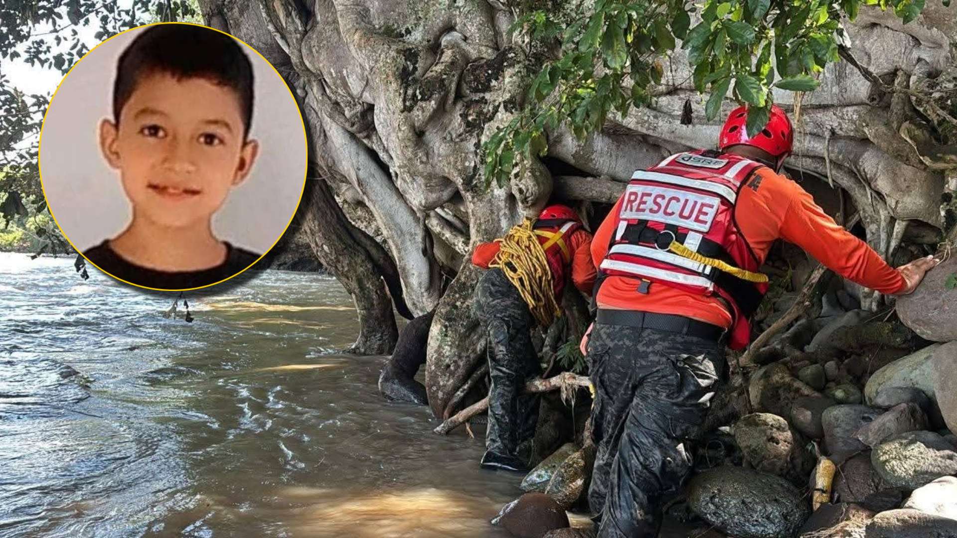 Hallan sin vida a menor de 10 años que fue arrastrado por un río en Intibucá