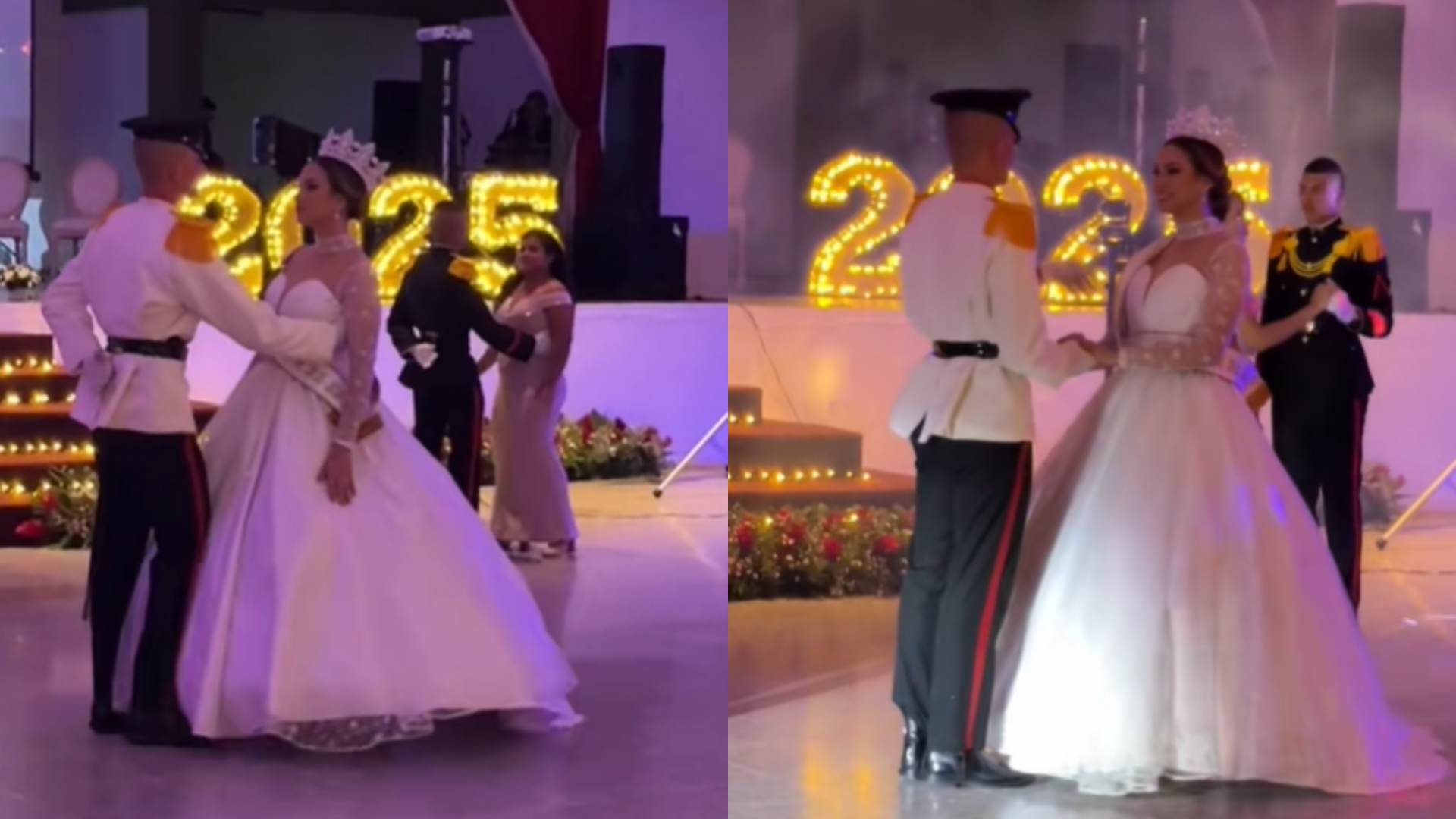 Hondureña cautiva con su belleza y se vuelve viral en TikTok tras su coronación en academia militar