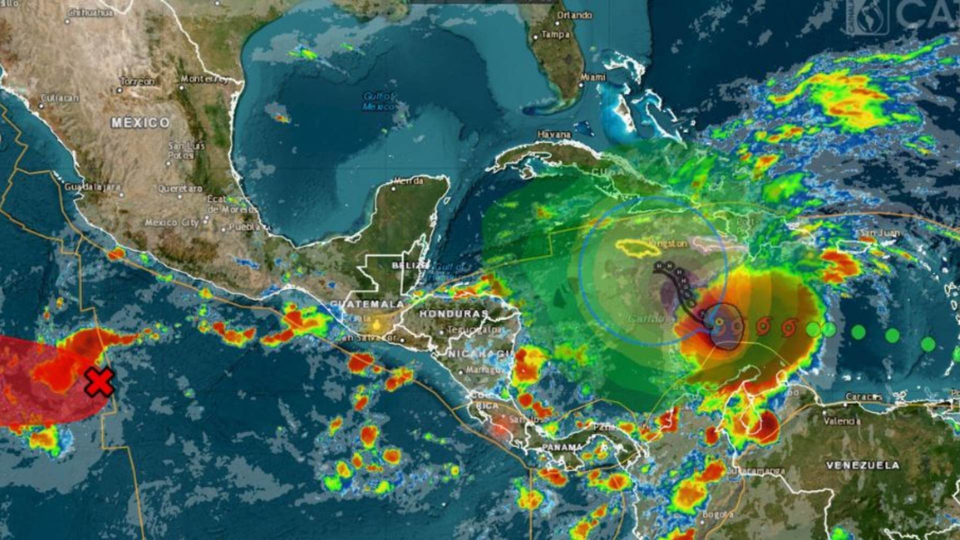 La tormenta tropical Melissa representa alguna amenaza para Honduras