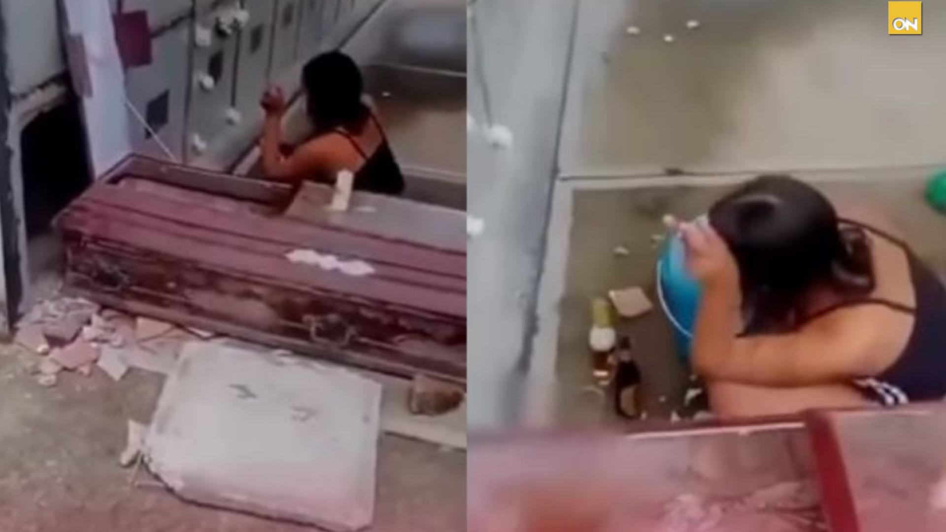Autoridades investigan caso de mujer que desenterró a su esposo para bañarlo y conversar con él