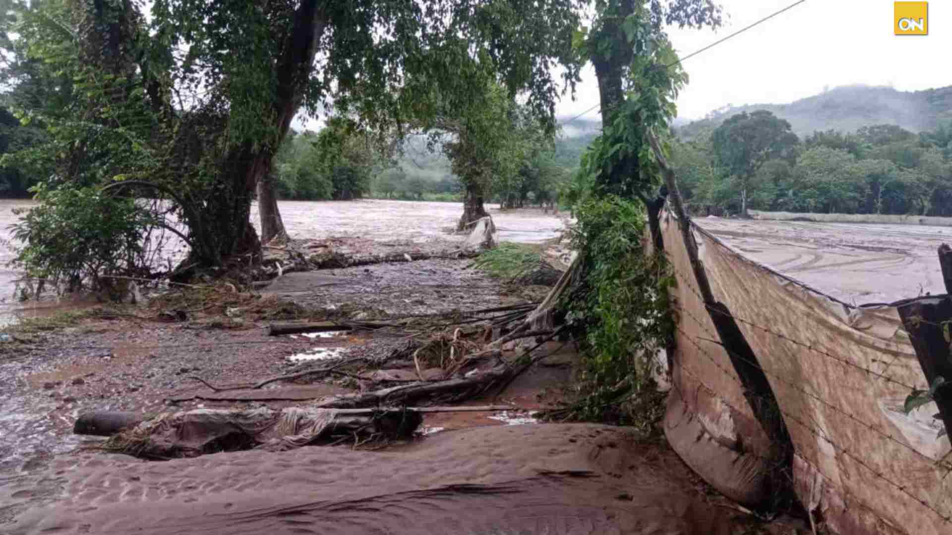 Intensas lluvias elevan peligrosamente los niveles de varios ríos en Honduras