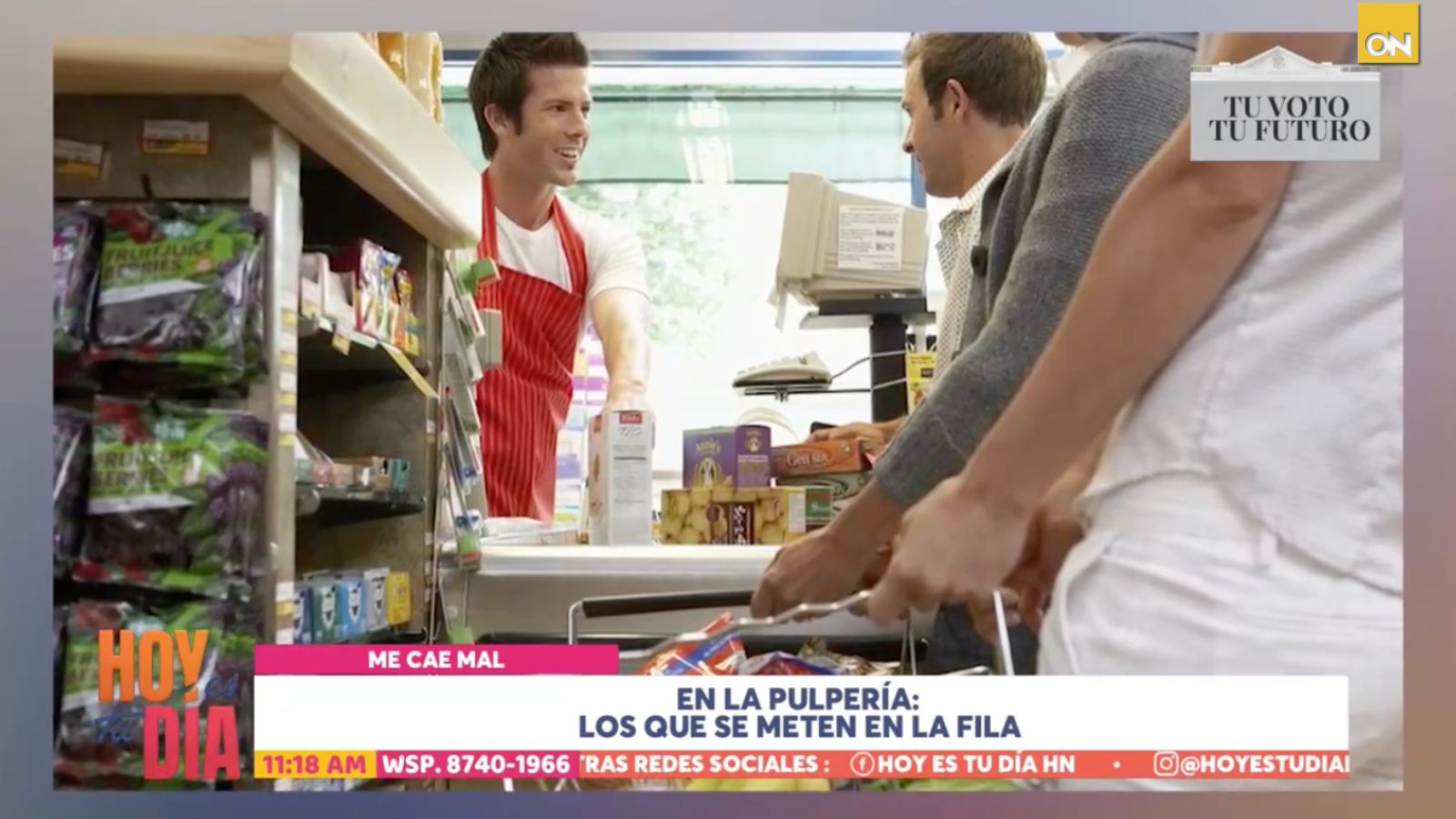 Cosas que nos sacan de quicio en la pulpería, según “Hoy Es Tu Día”