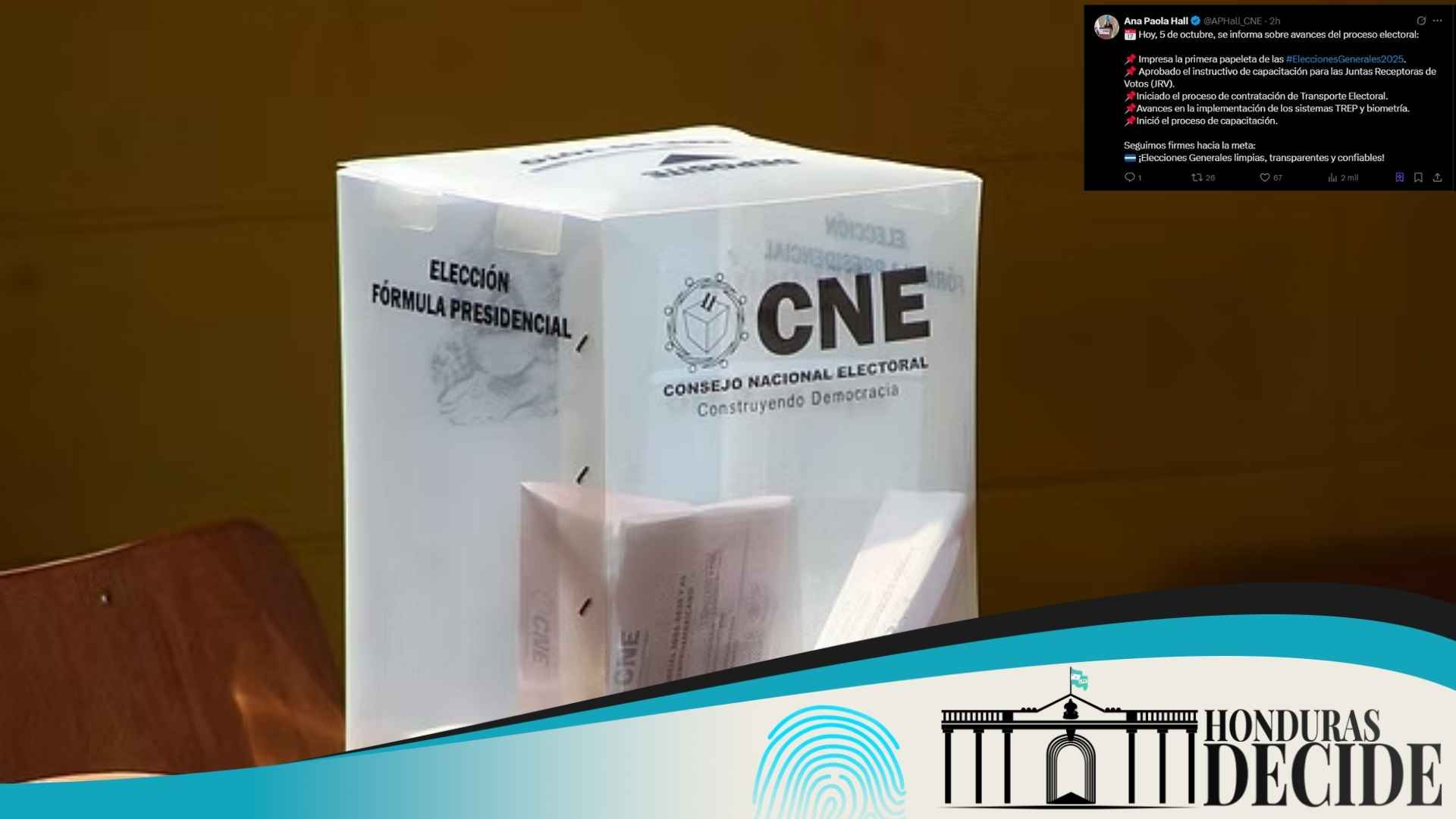 Presidenta del CNE reporta progresos en la implementación del sistema TREP y la biometría