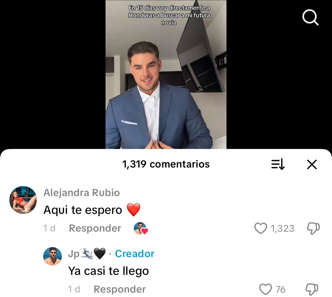 Alejandra Rubio causa revuelo en redes tras comentar video de piloto colombiano que busca novia en Honduras