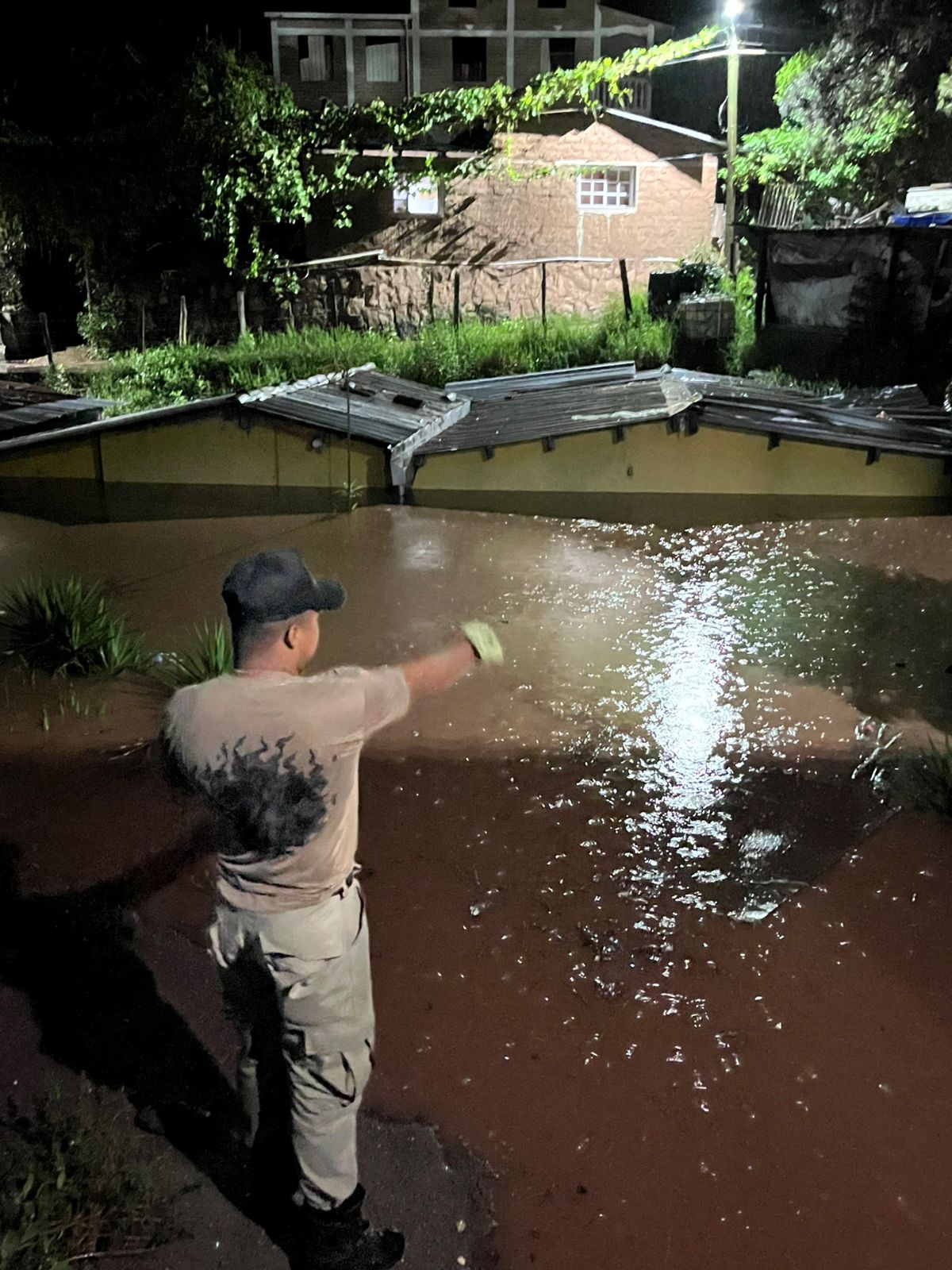 inundaciones en Santa Lucia