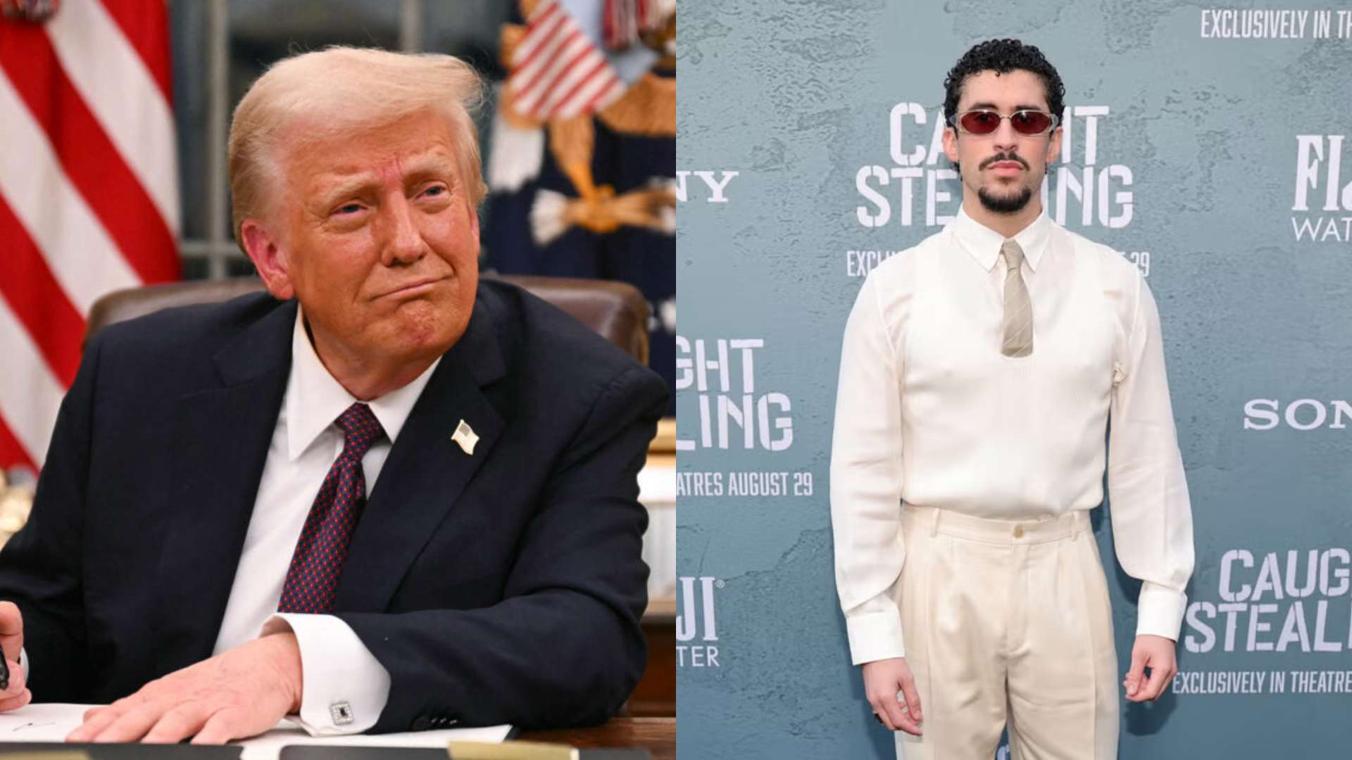 Donald Trump sobre Bad Bunny en show del Super Bowl