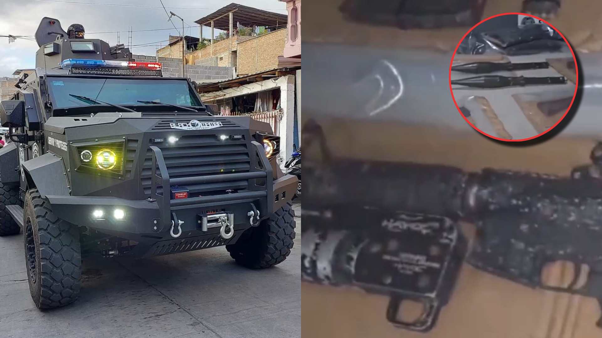 Decomiso que serían usados contra Black Mamba en Honduras
