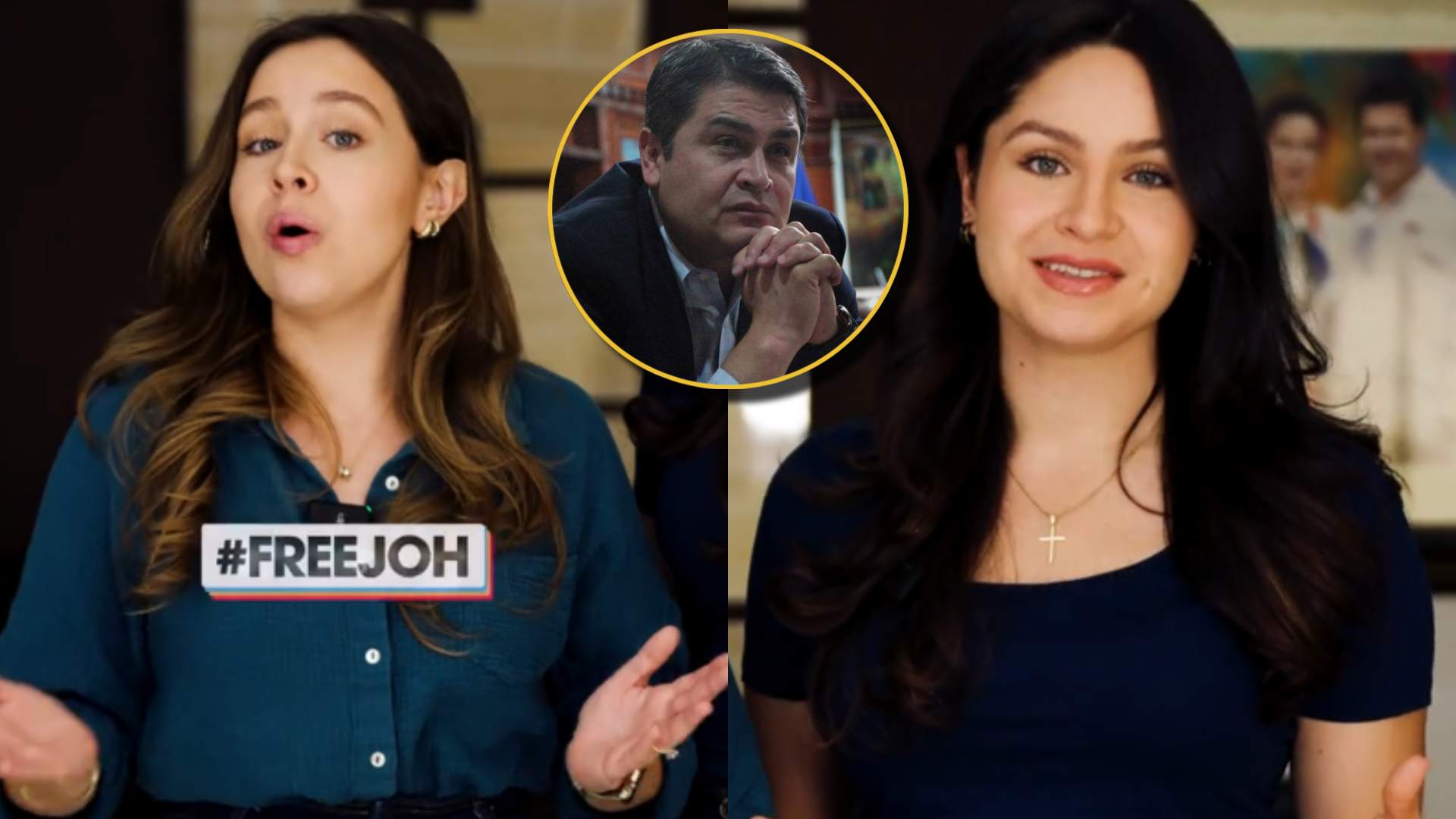 Hijas de Juan Orlando Hernández sobre “regalo de cumpleaños”