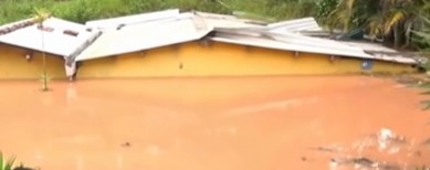 inundaciones en Santa Lucia