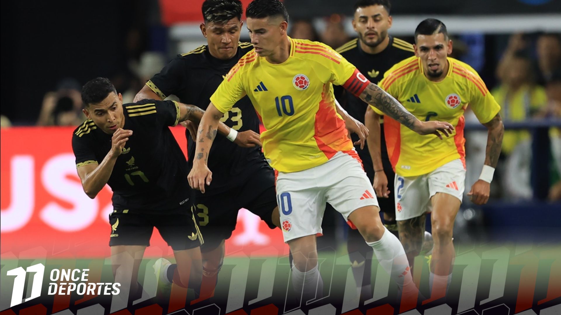 Colombia humilla a México 4-0