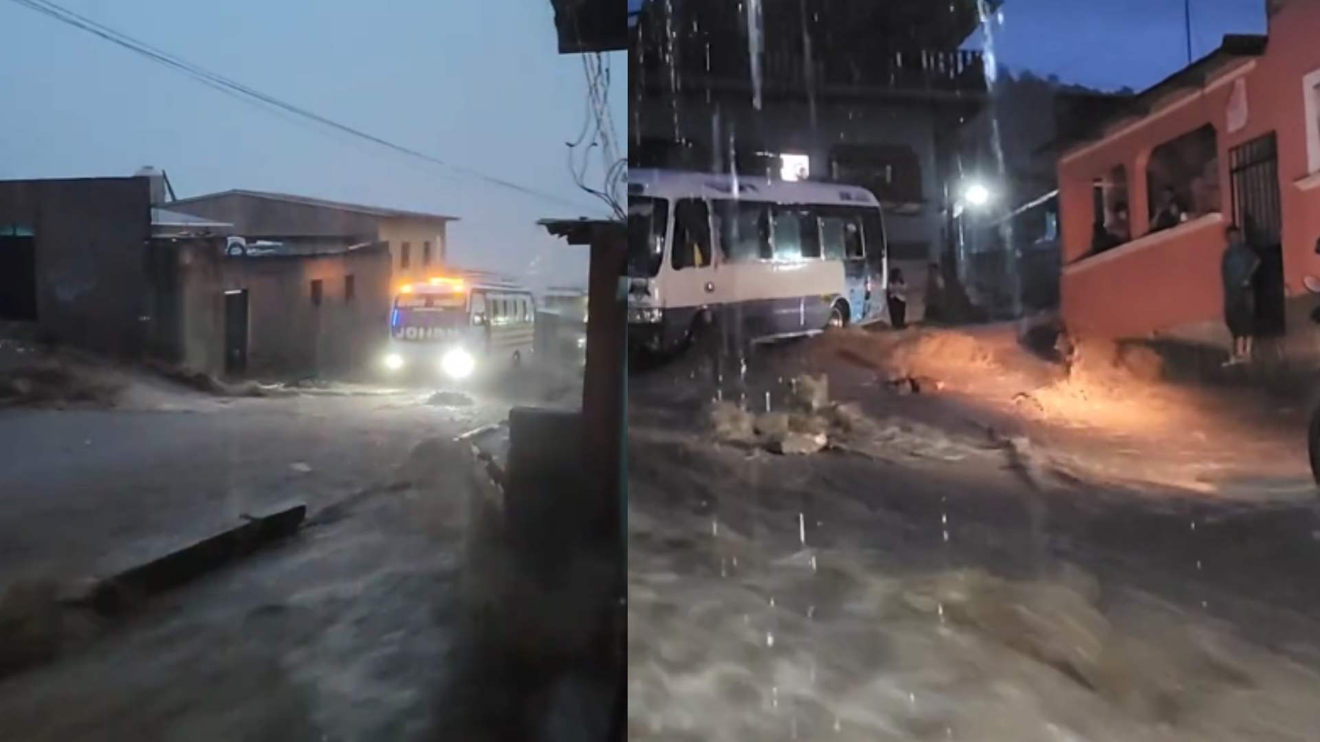 Riesgos de recorridos de rapiditos en lluvias en Tegucigalpa