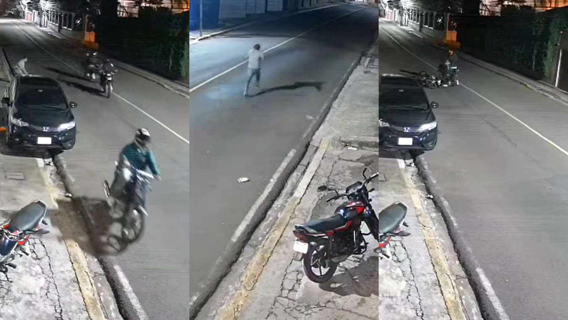 Momento de persecución en colonia La Reforma de Tegucigalpa