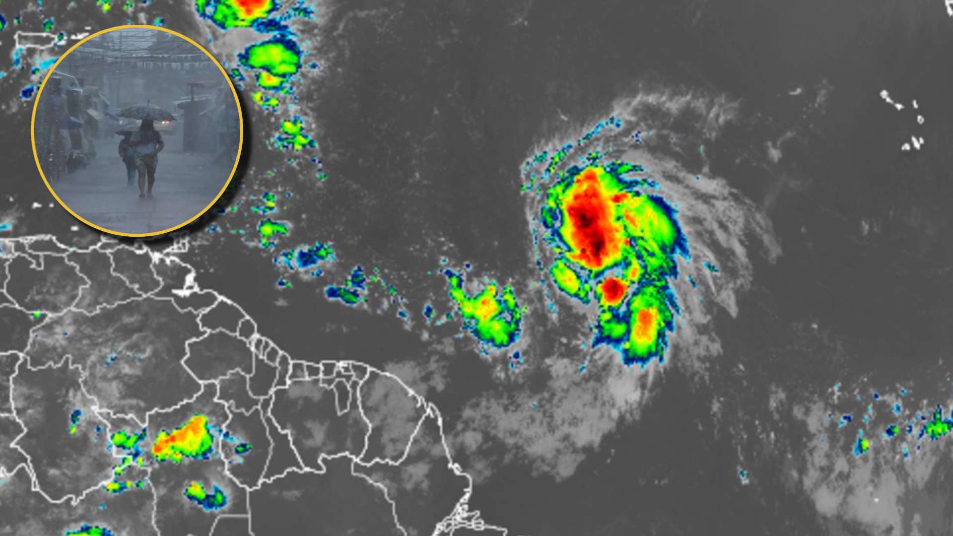 Se forma tormenta Jerry en el Atlántico, ¿afectará a Honduras?