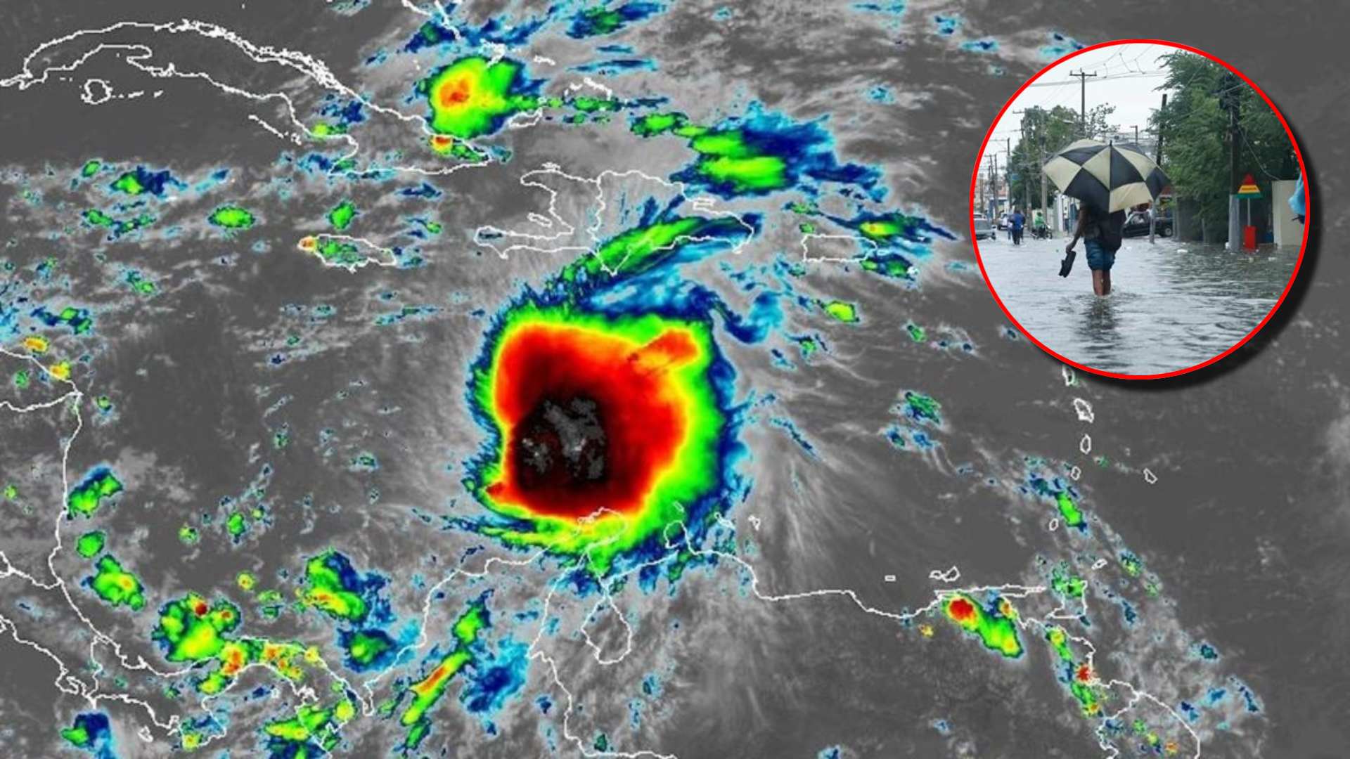 Bandas de lluvia de tormenta Melissa podrían afectar estos departamentos de Honduras