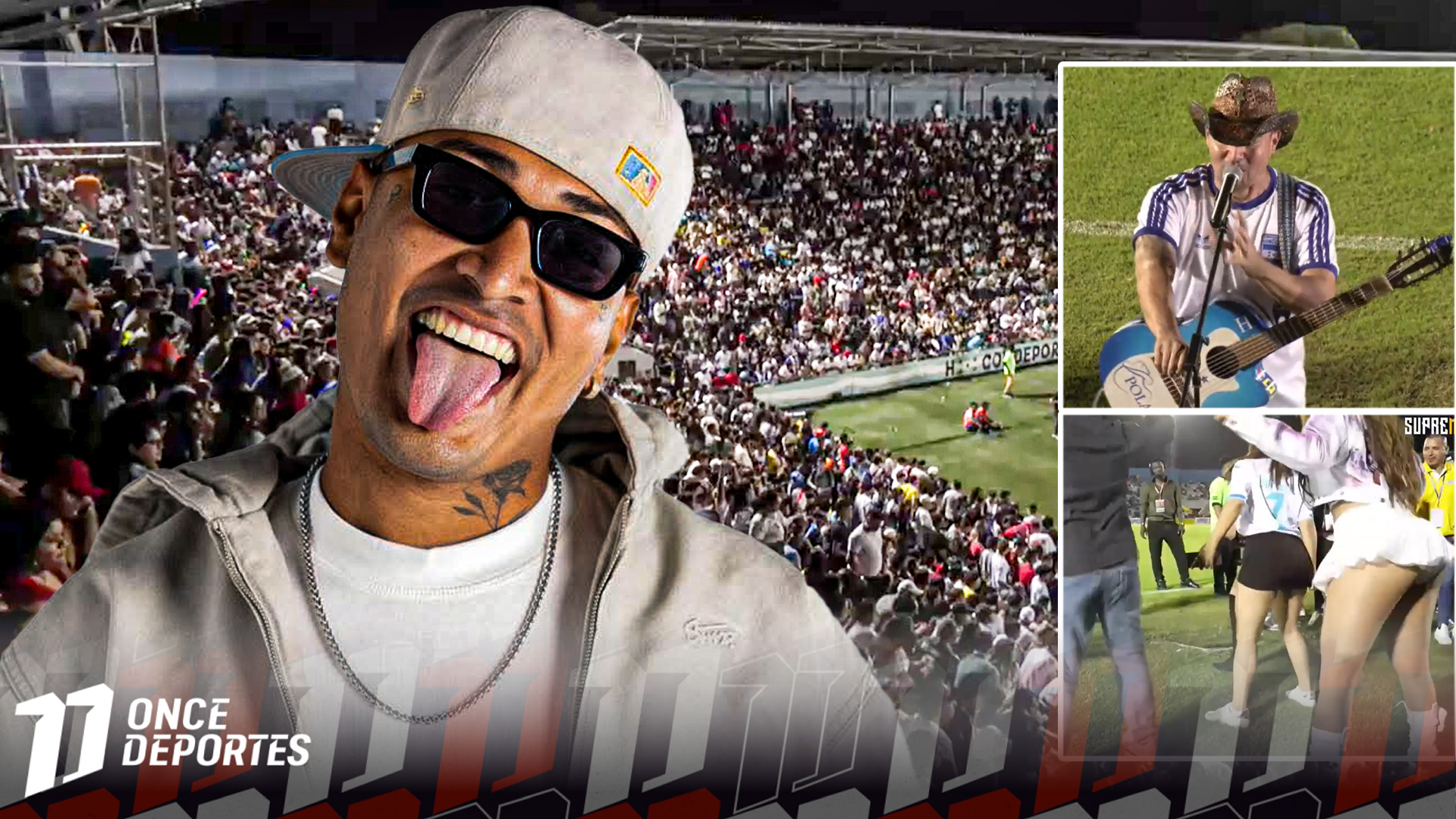 ¡Supremo lo hizo de nuevo! Goles, música y mujeres ante un llenazo en La Ceiba