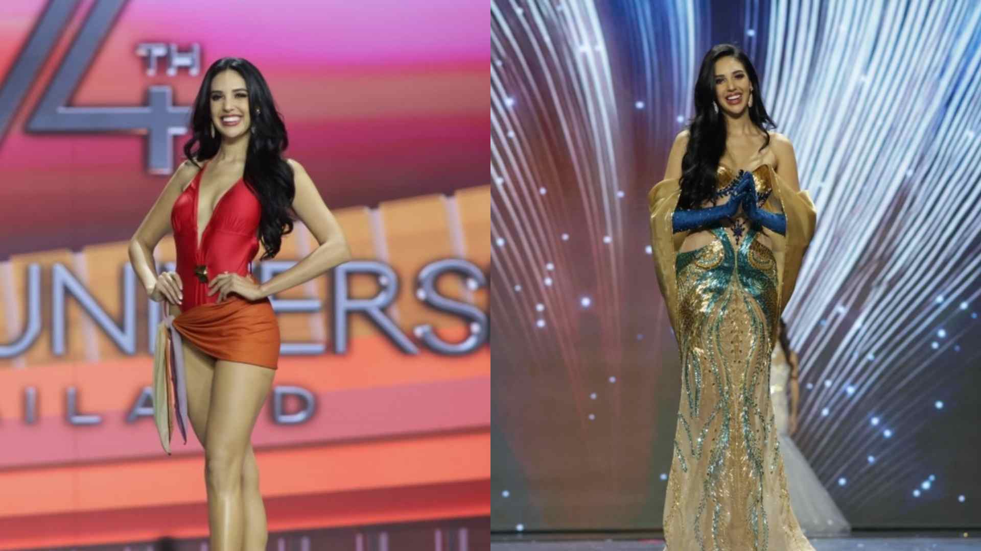 Segura y radiante: Alejandra Fuentes se luce en la preliminar del Miss Universo